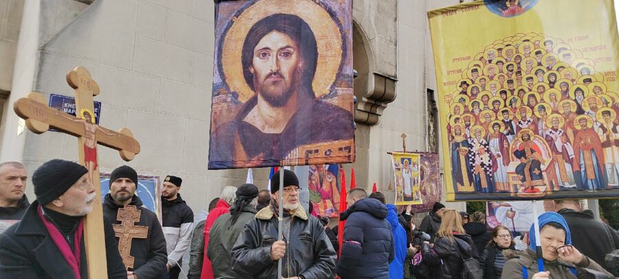 Litije u Beogradu (Fonet/ Marko Dragoslavić)