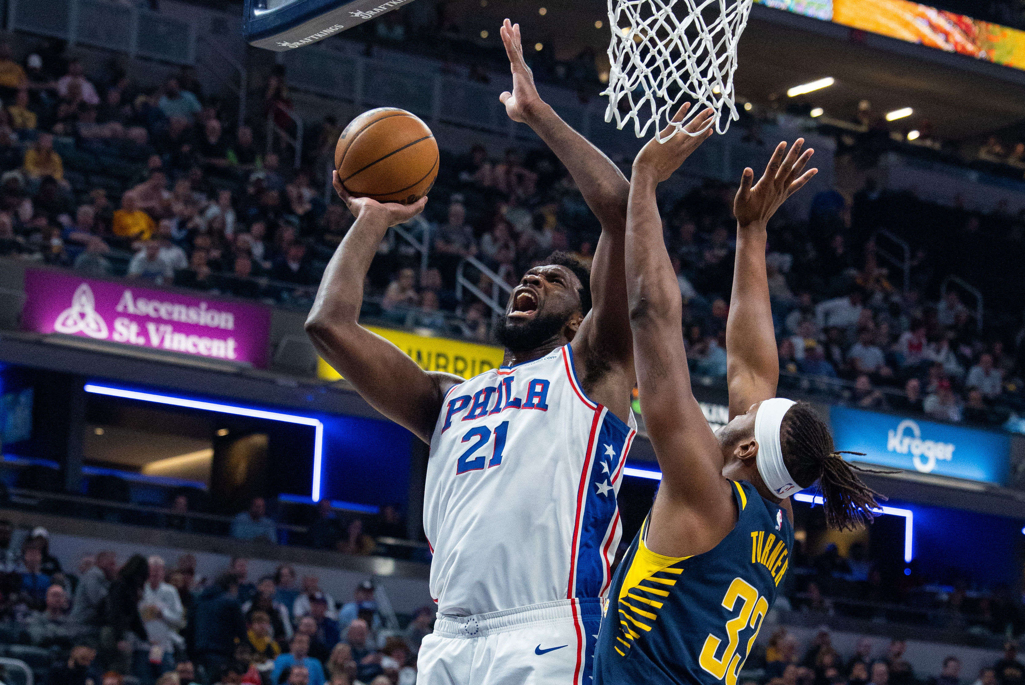 NBA: Philadelphia 76ers at Indiana Pacers