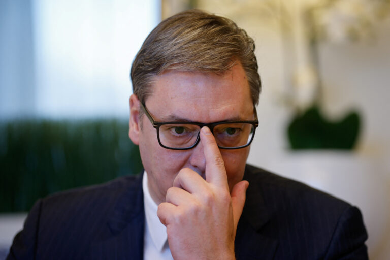 Serbian President Vucic and EU foreign policy chief Borrell meet in Brussels