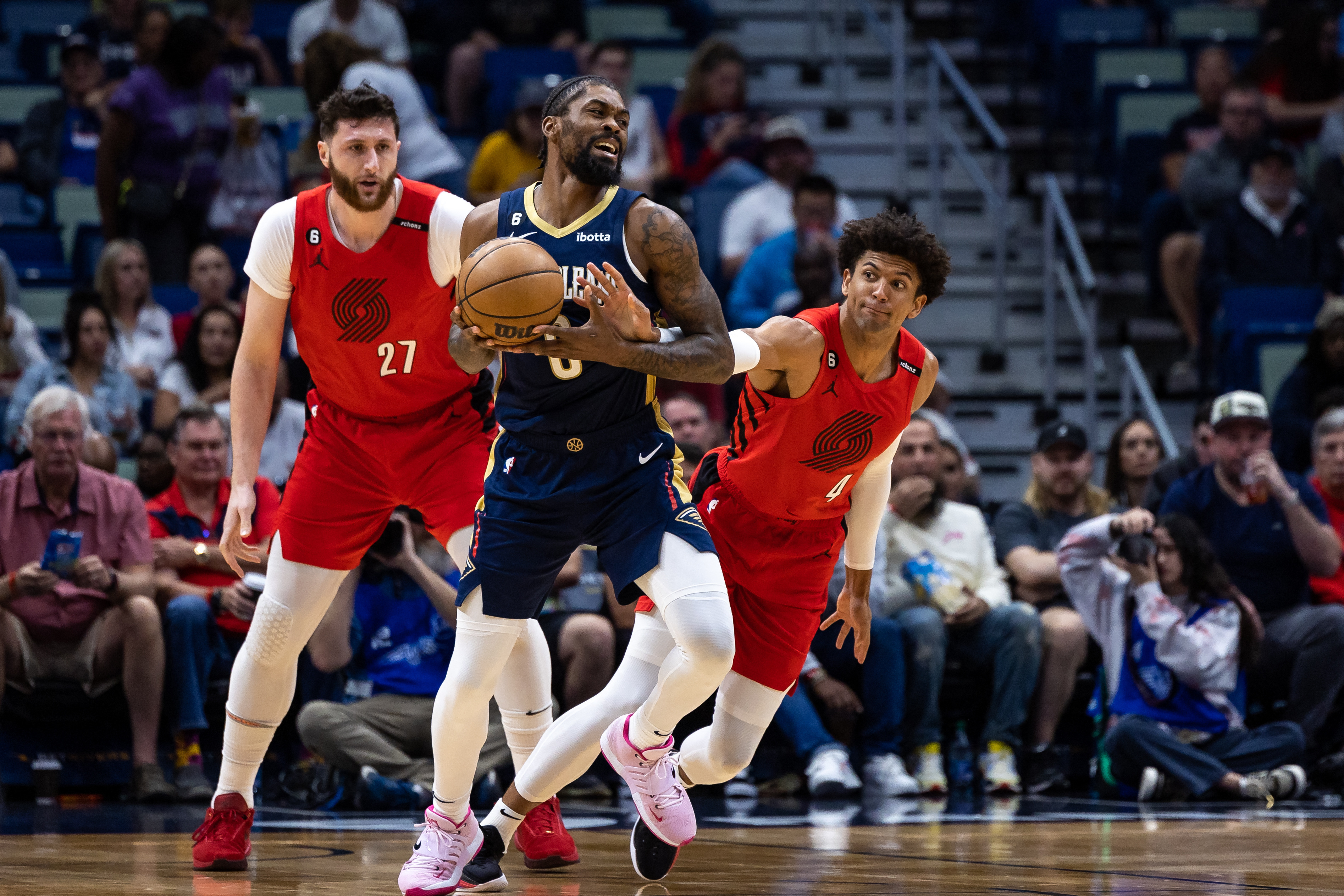 NBA: Portland Trail Blazers at New Orleans Pelicans