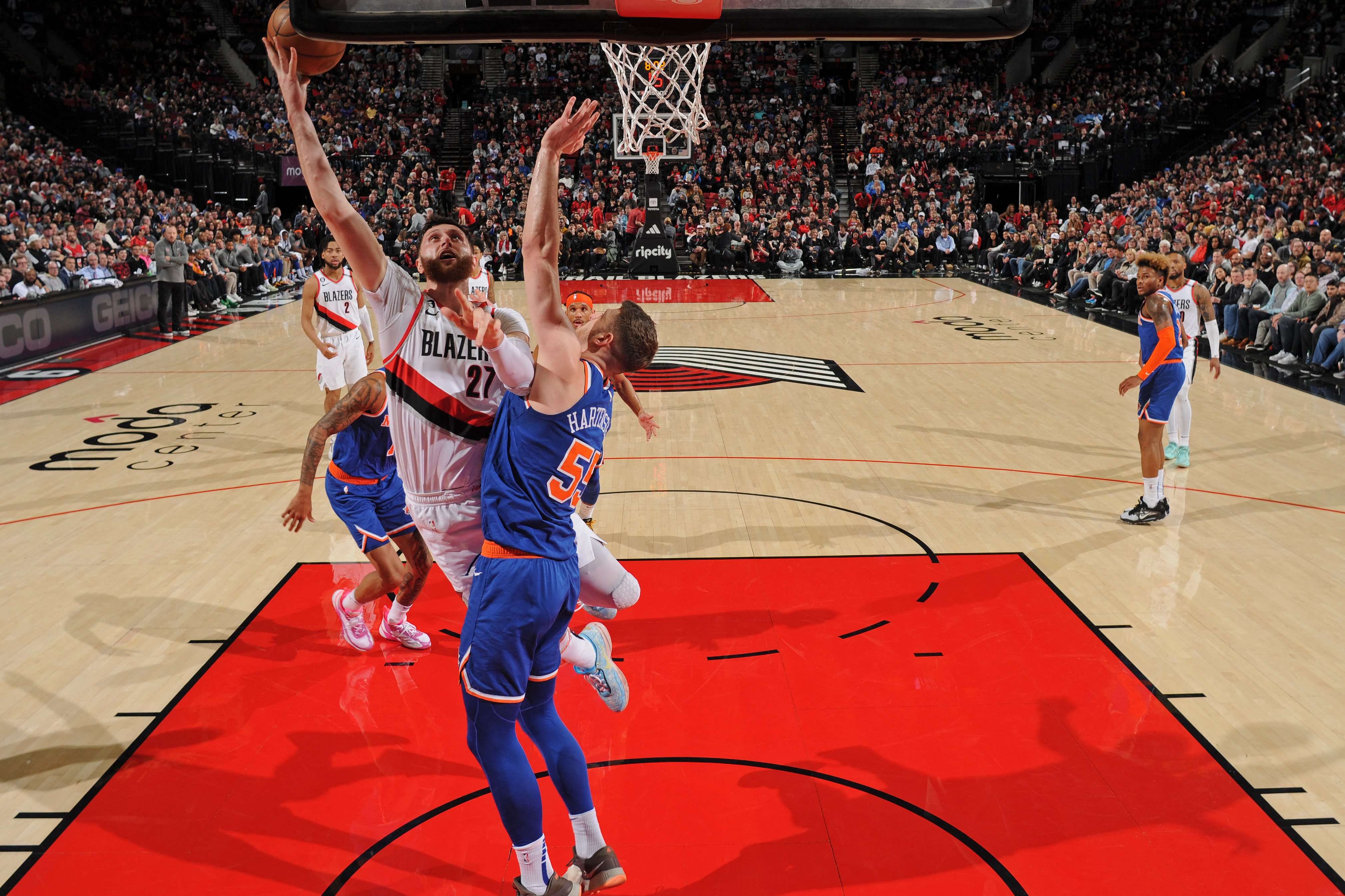 New York Knicks v Portland Trailblazers