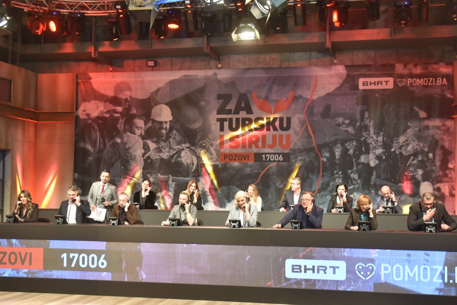 Kampanja BHRT-a i Pomozi.ba: Počeo trosatni program prikupljanja pomoći stradalima u Turkiye i Siriji