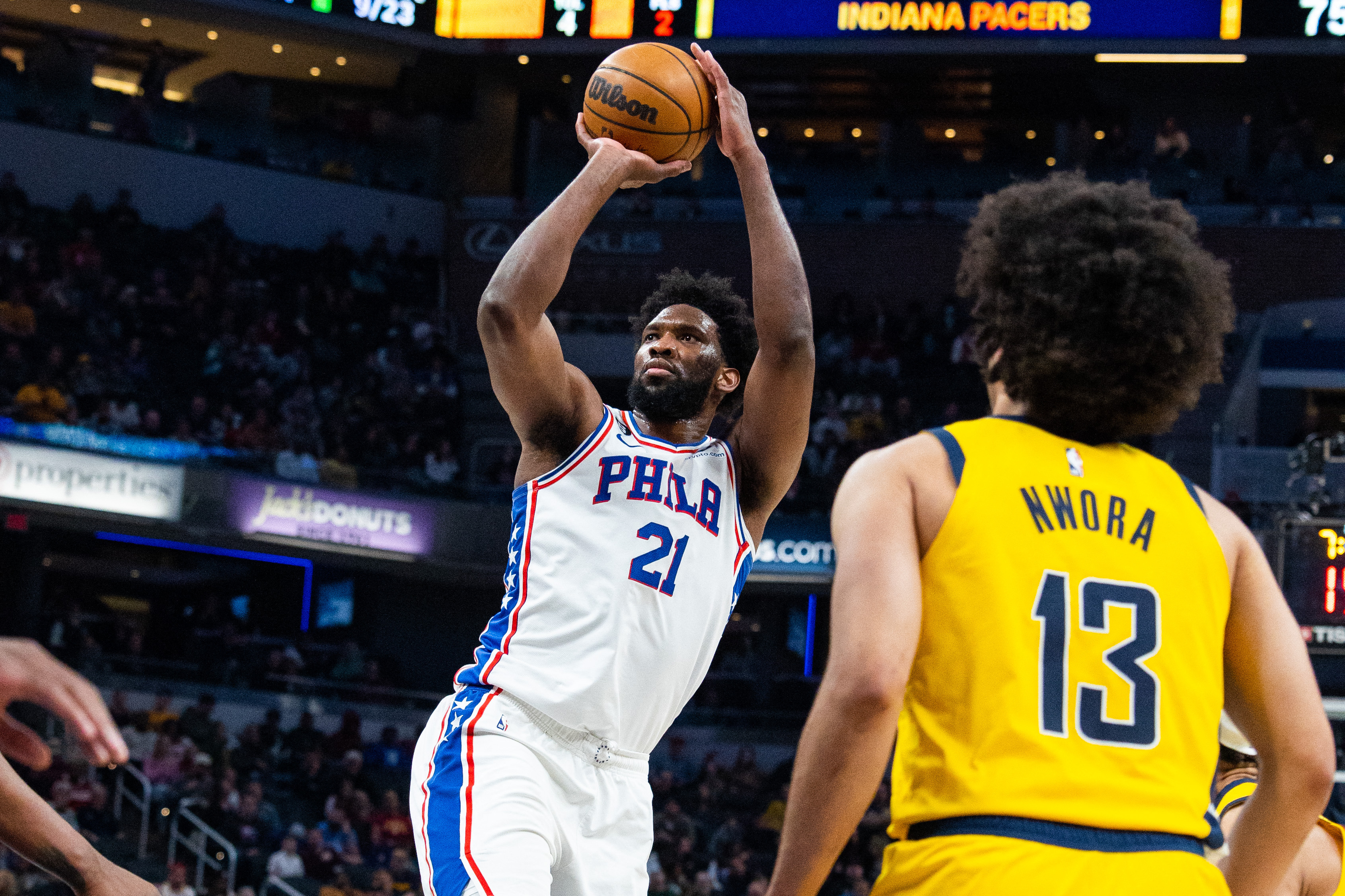 NBA: Philadelphia 76ers at Indiana Pacers
