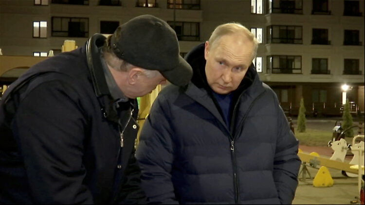 Russian President Putin visits Mariupol