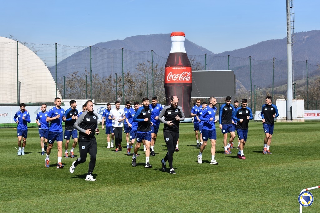 Zmajevi Trening Fudbalska reprezentacija BiH Zenica