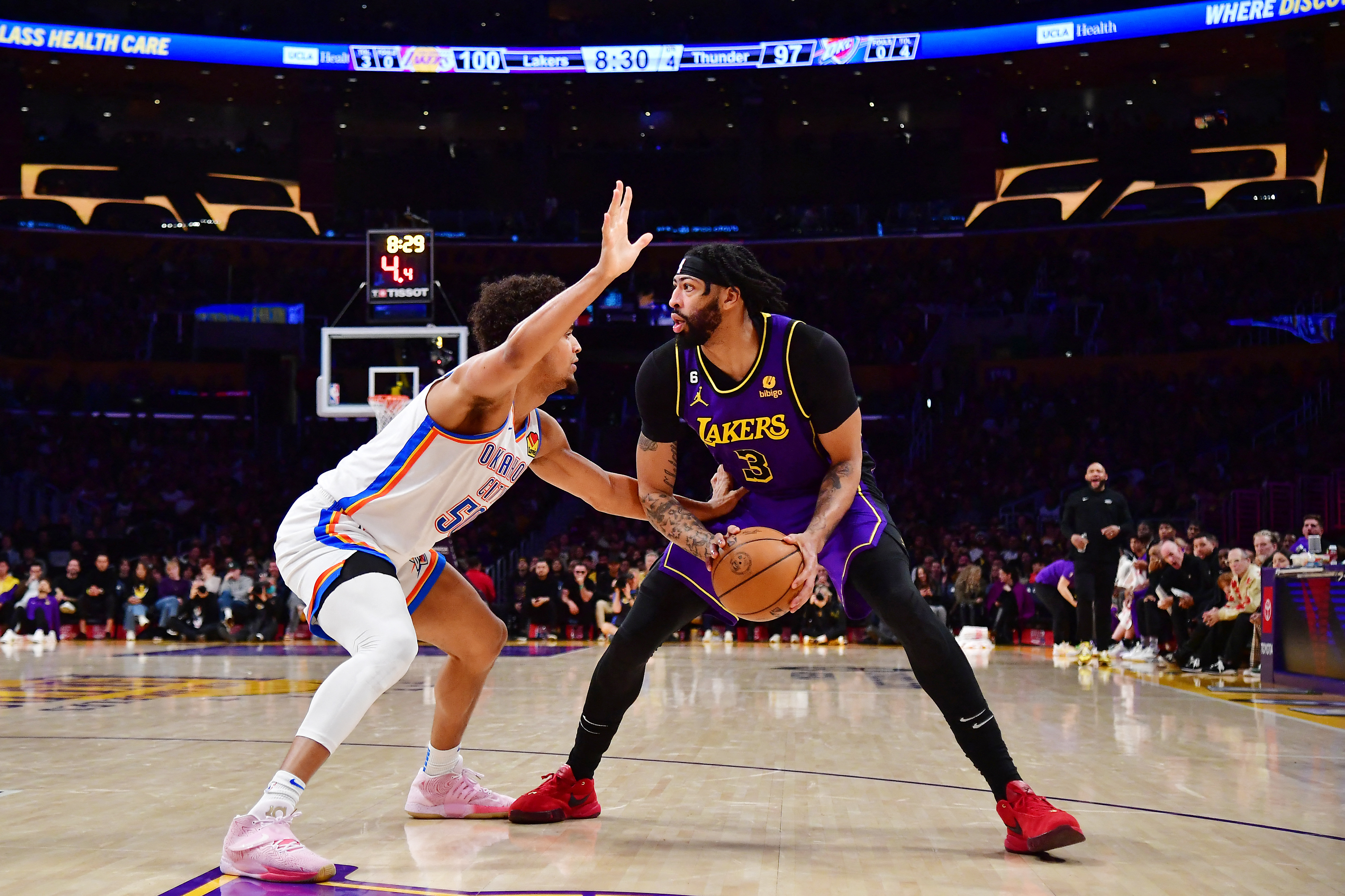 NBA: Oklahoma City Thunder at Los Angeles Lakers