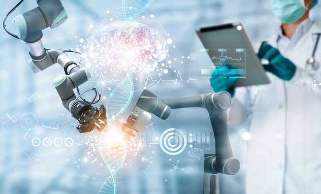 Doctor,Checking,Brain,Testing,Result,With,Robotics,On,Virtual,Interface