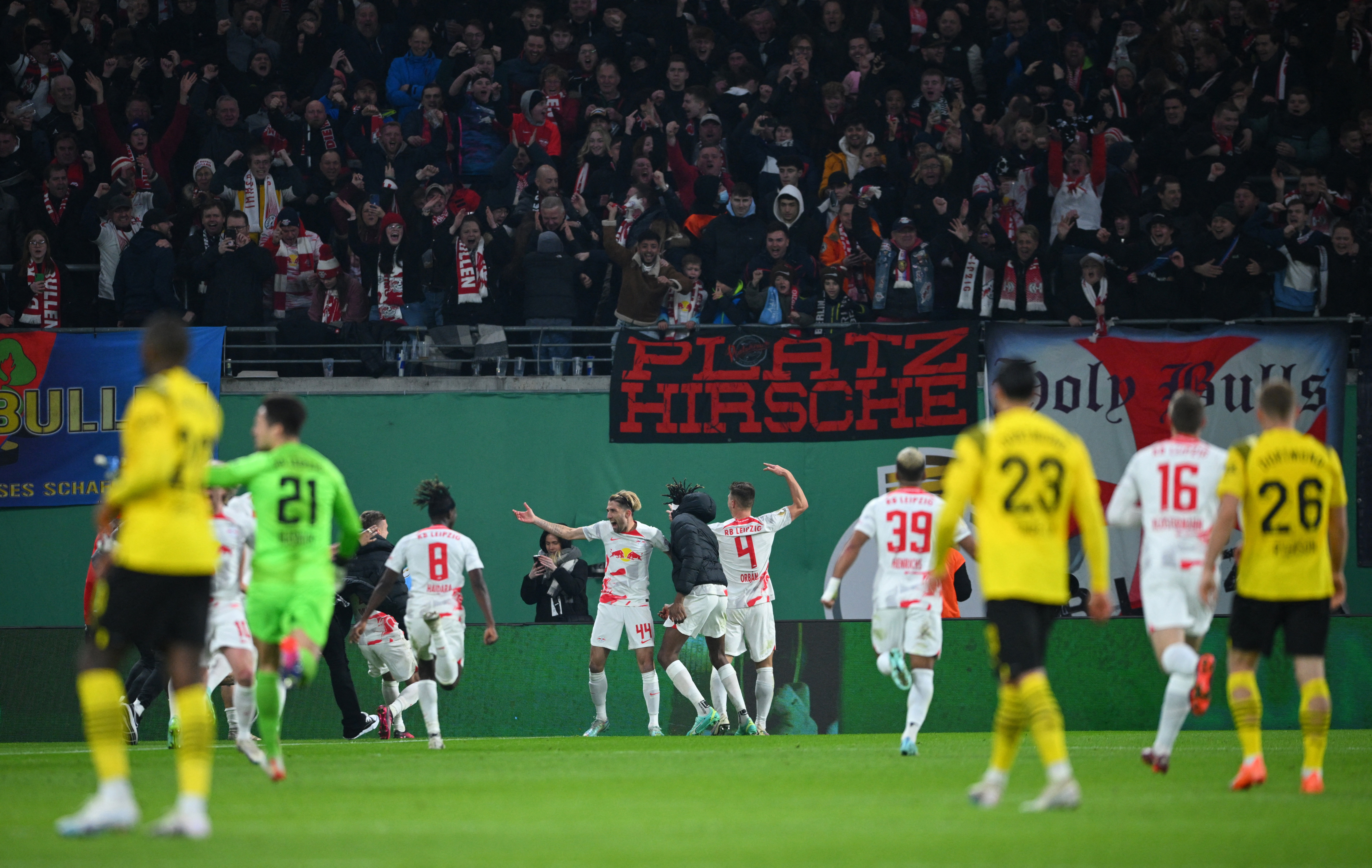 DFB Cup - Quarter Final - RB Leipzig v Borrusia Dortmund