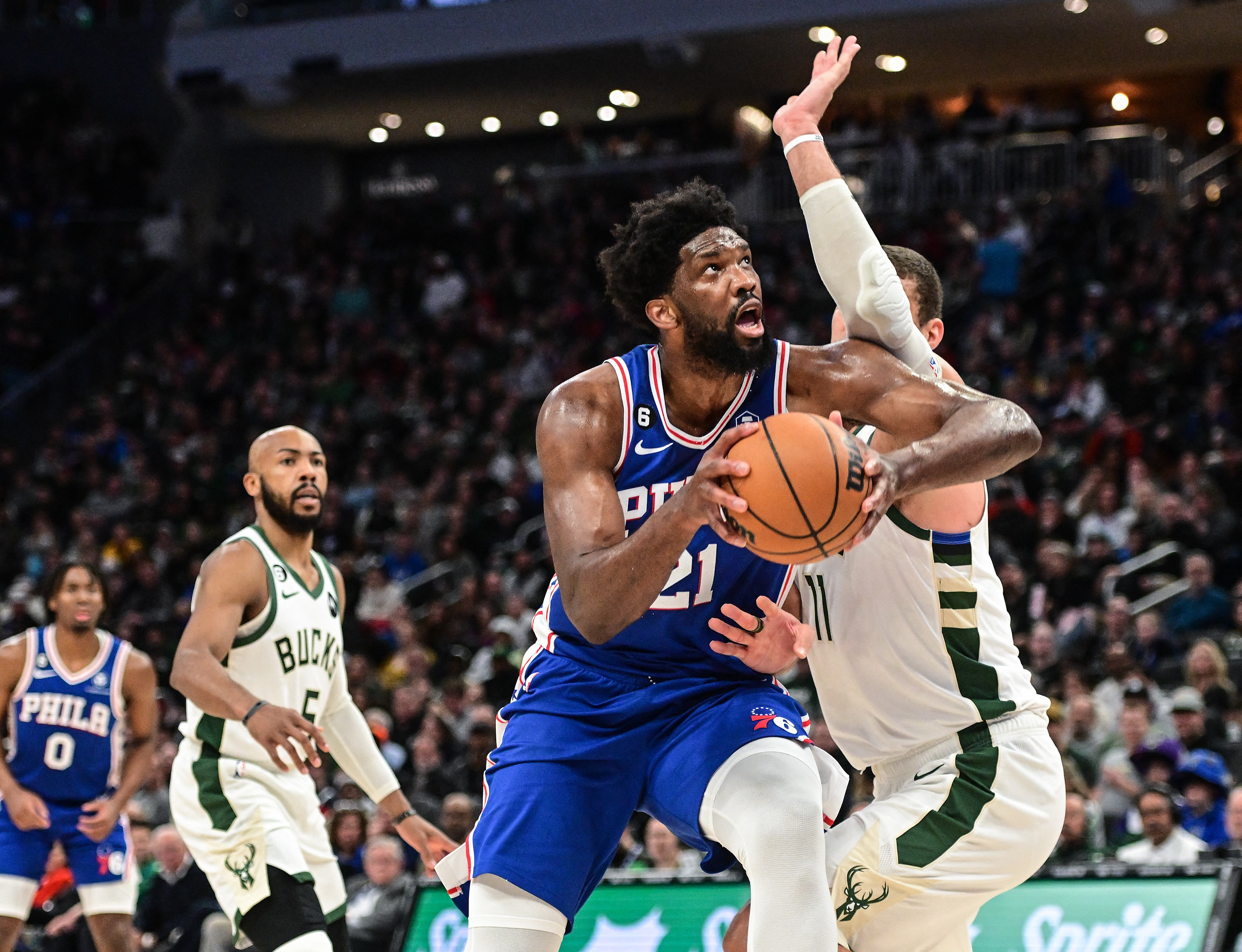 NBA: Philadelphia 76ers at Milwaukee Bucks