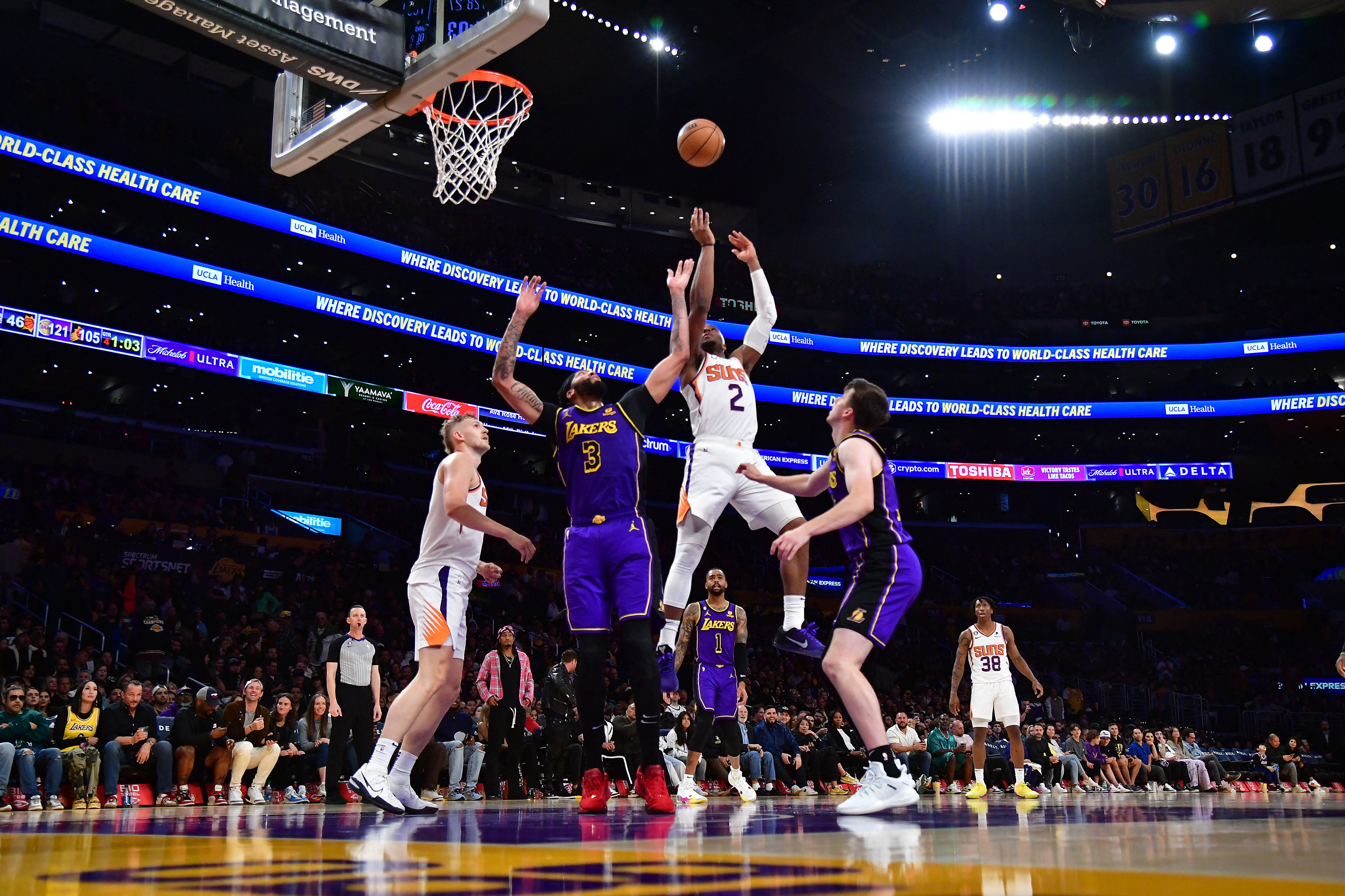 NBA: Phoenix Suns at Los Angeles Lakers
