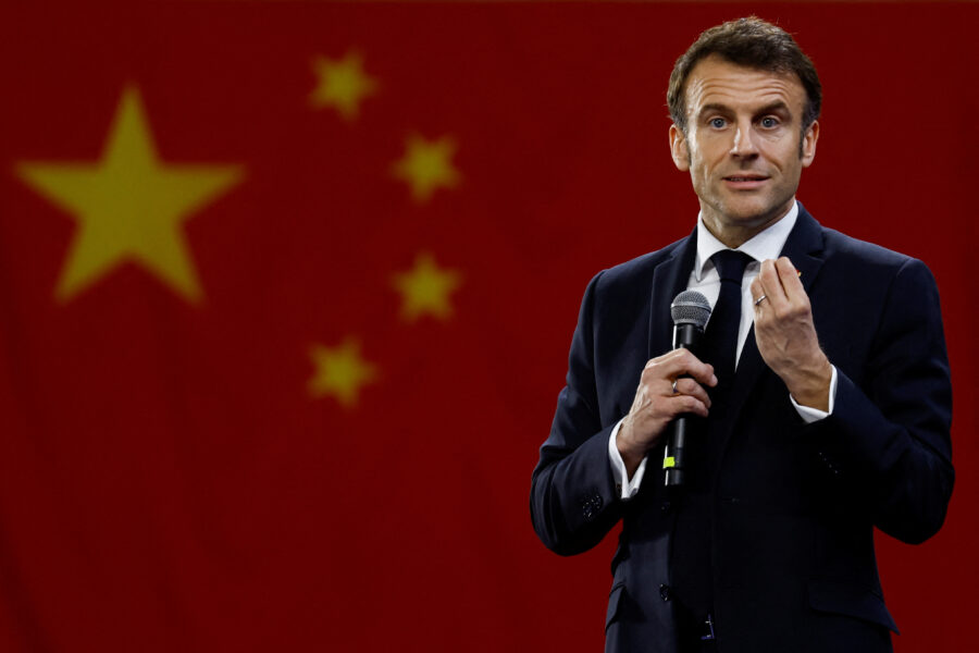 French President Macron on state visit in China