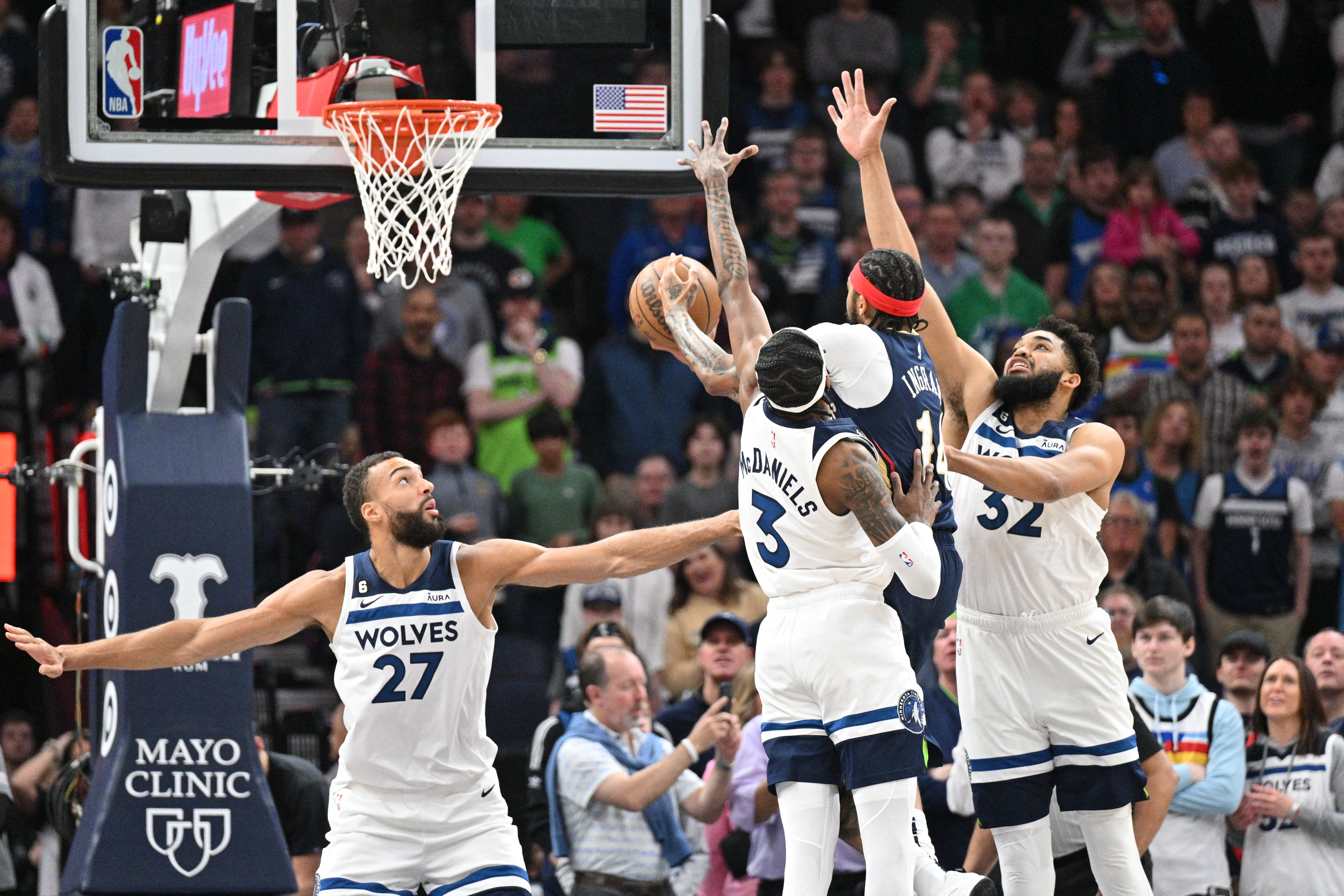 NBA: New Orleans Pelicans at Minnesota Timberwolves