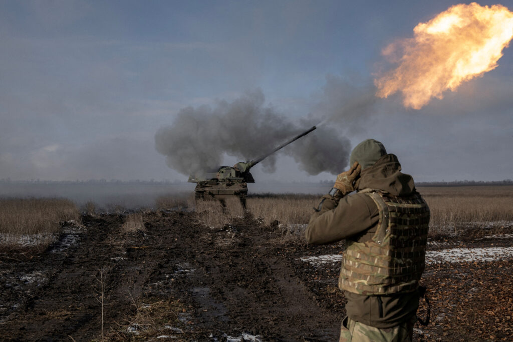 FILE PHOTO: Russia's attack on Ukraine continues, in Donetsk region