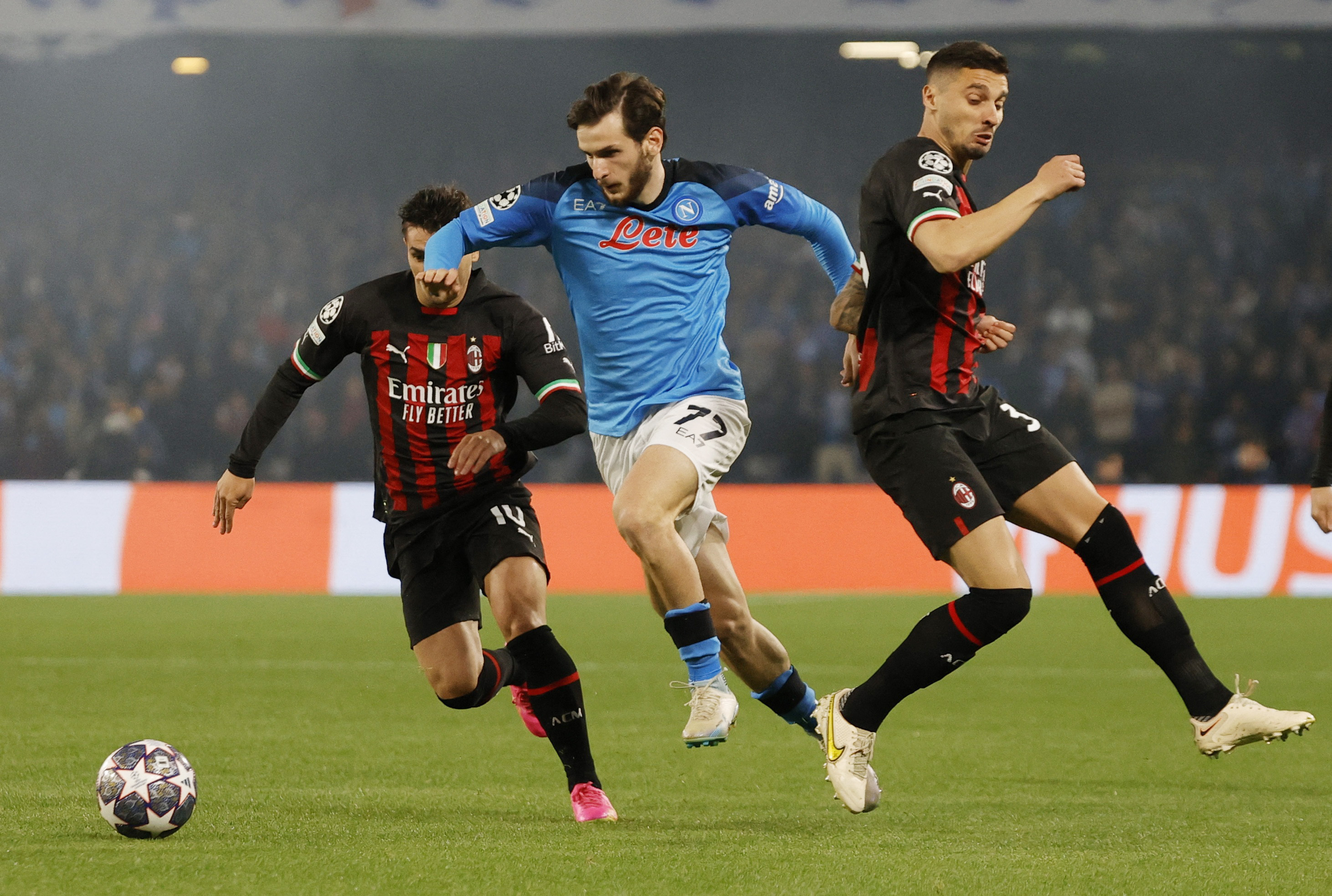 Champions League - Quarter Final - Second Leg - Napoli v AC Milan