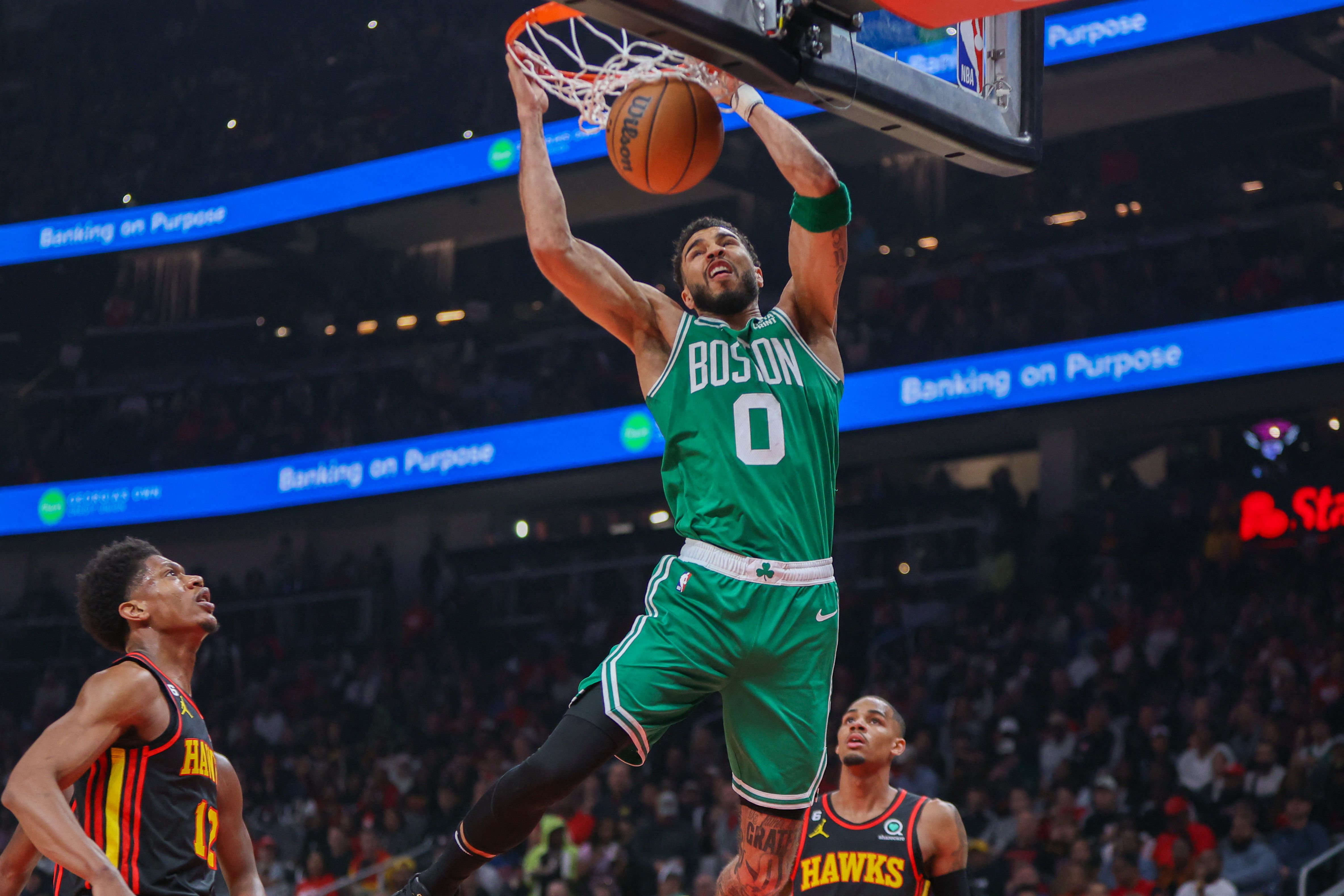 NBA: Playoffs-Boston Celtics at Atlanta Hawks