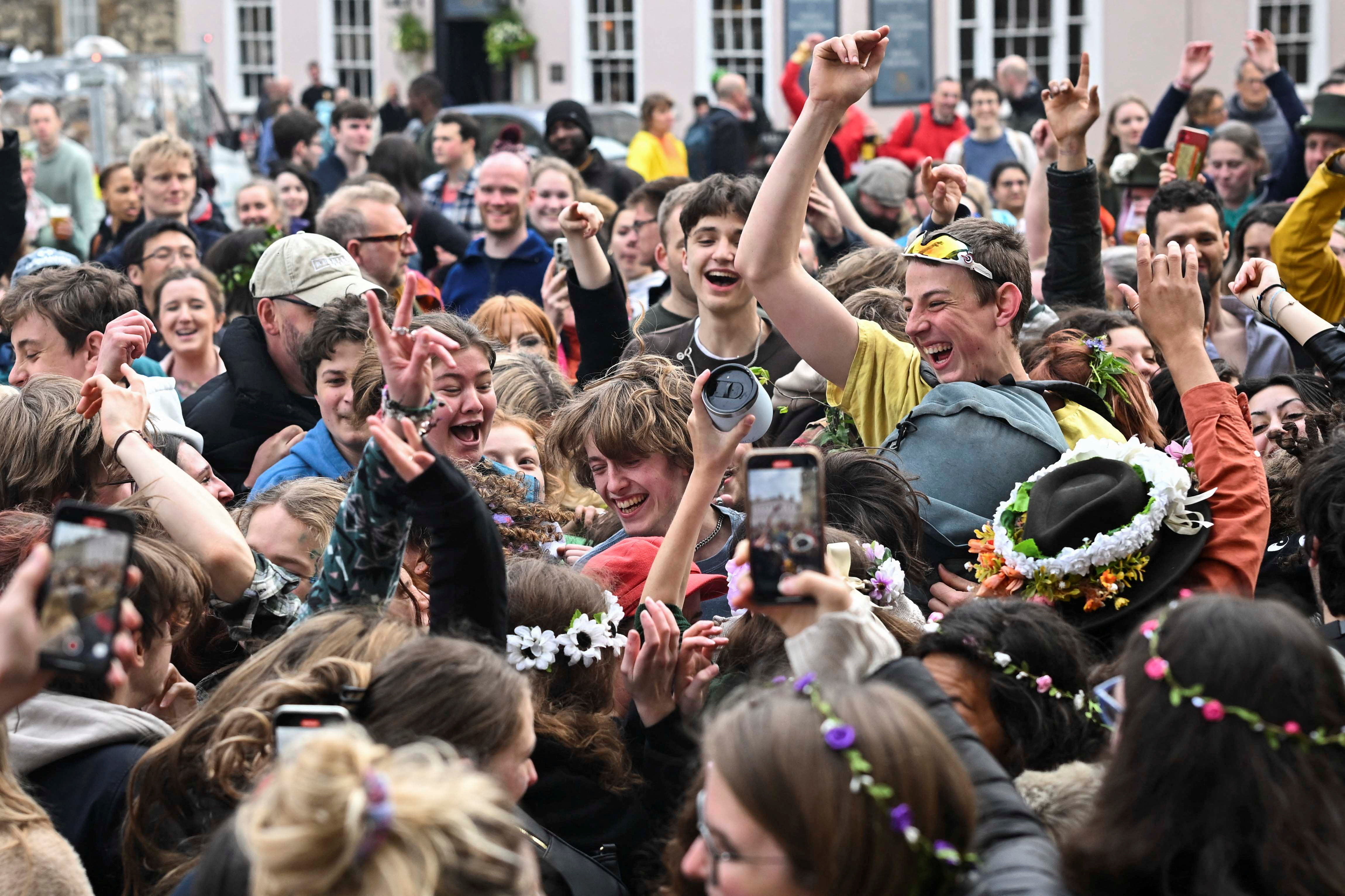May Day celebrations in Oxford
