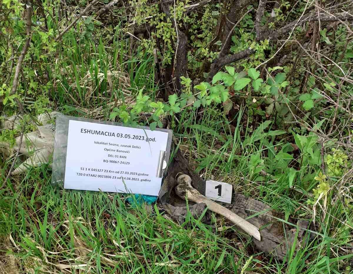 BiH: U Banovićima ekshumirani nekompletni posmrtni ostaci jedne osobe