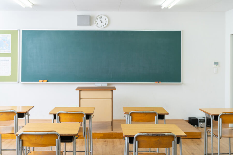 Classroom,Of,The,School,Without,Student,And,Teacher