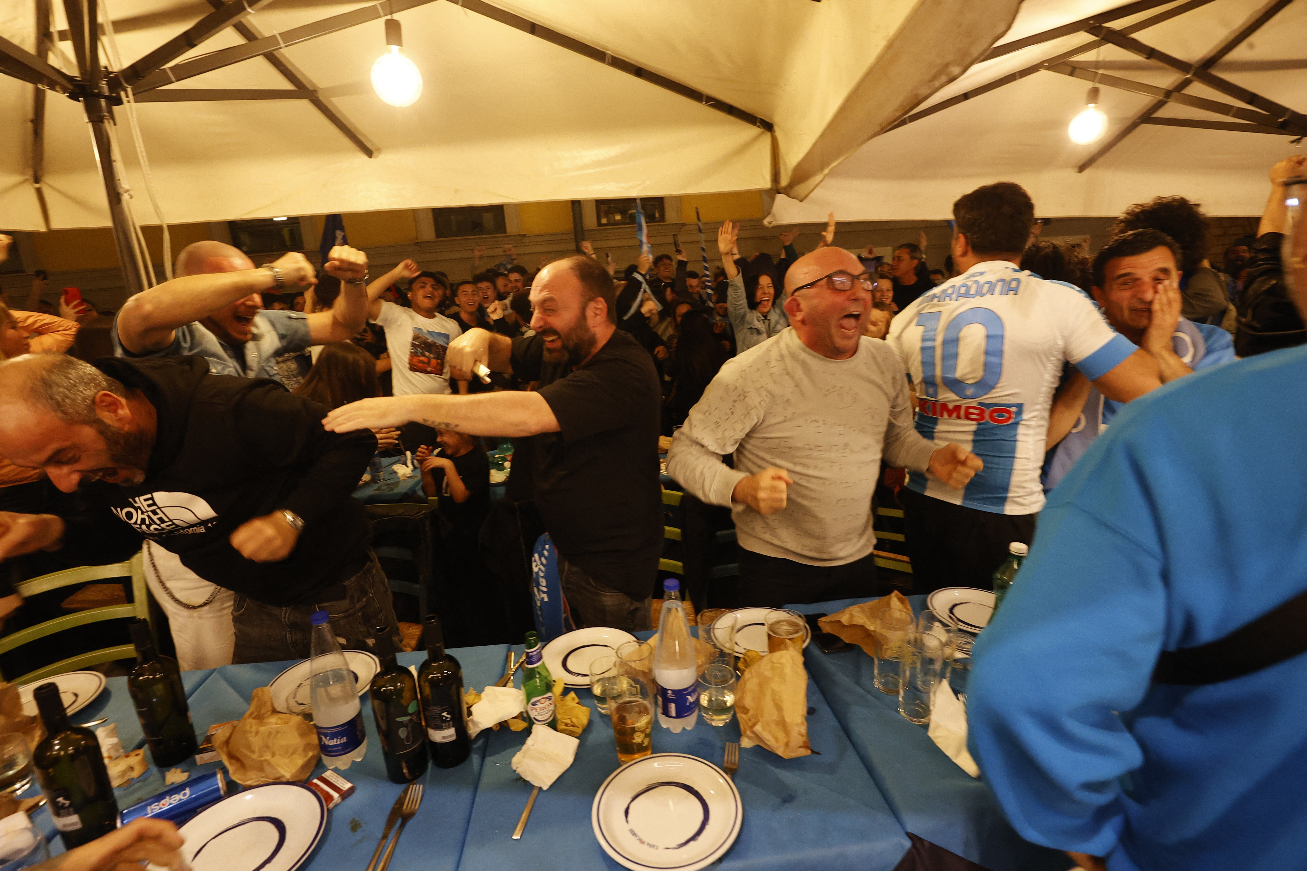 Serie A - Napoli fans gather in Naples