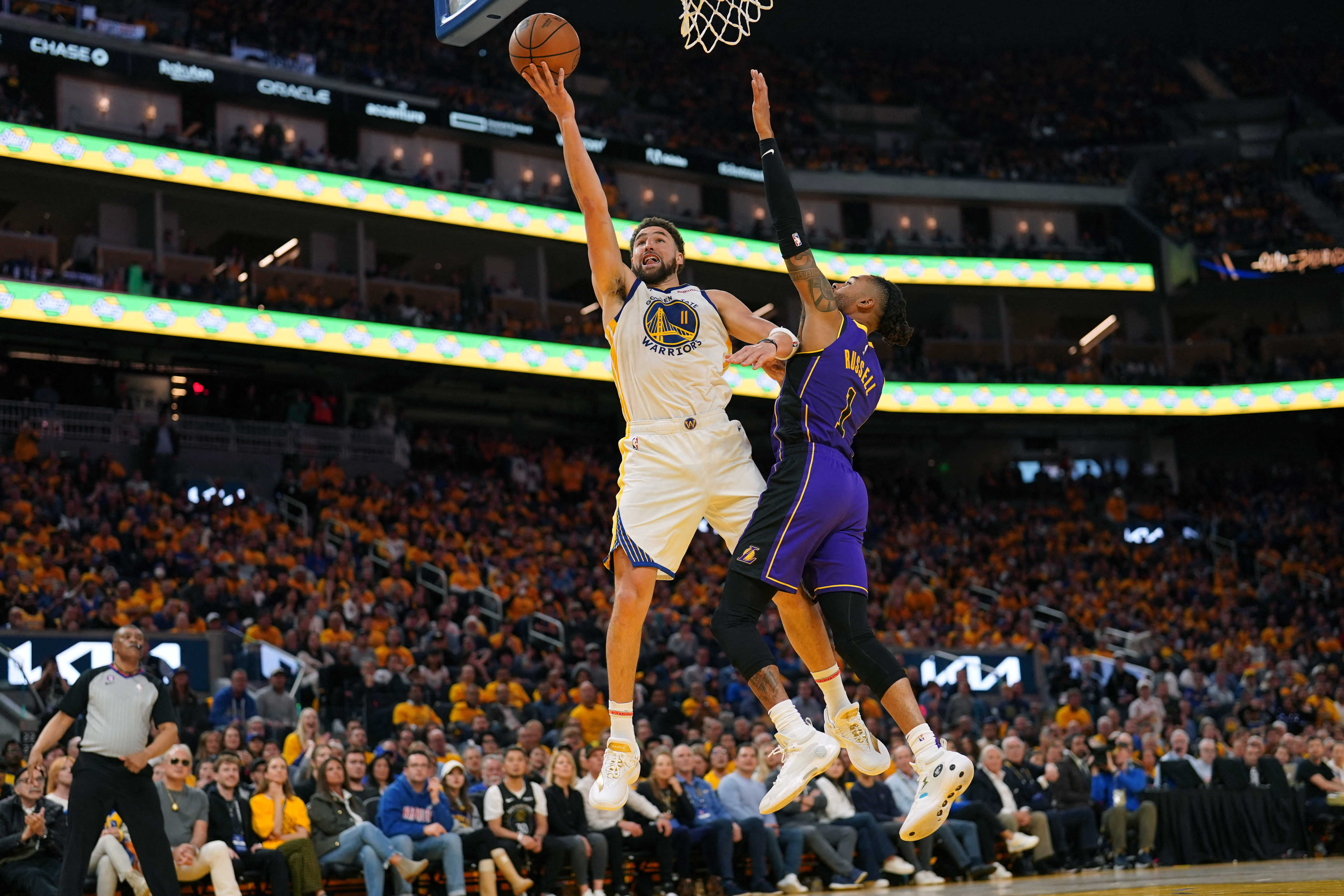 NBA: Playoffs-Los Angeles Lakers at Golden State Warriors