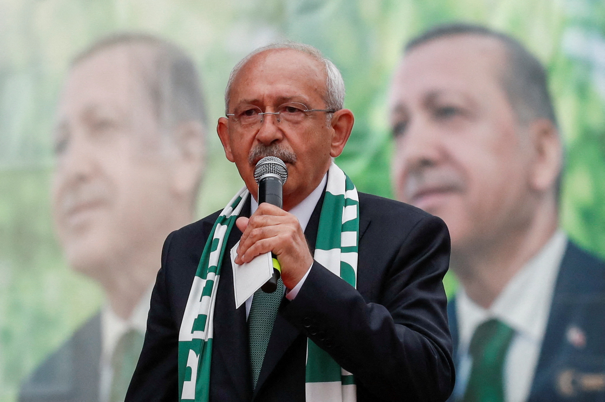 Presidential candidate Kemal Kilicdaroglu holds a rally ahead of presidential elections, in Bursa