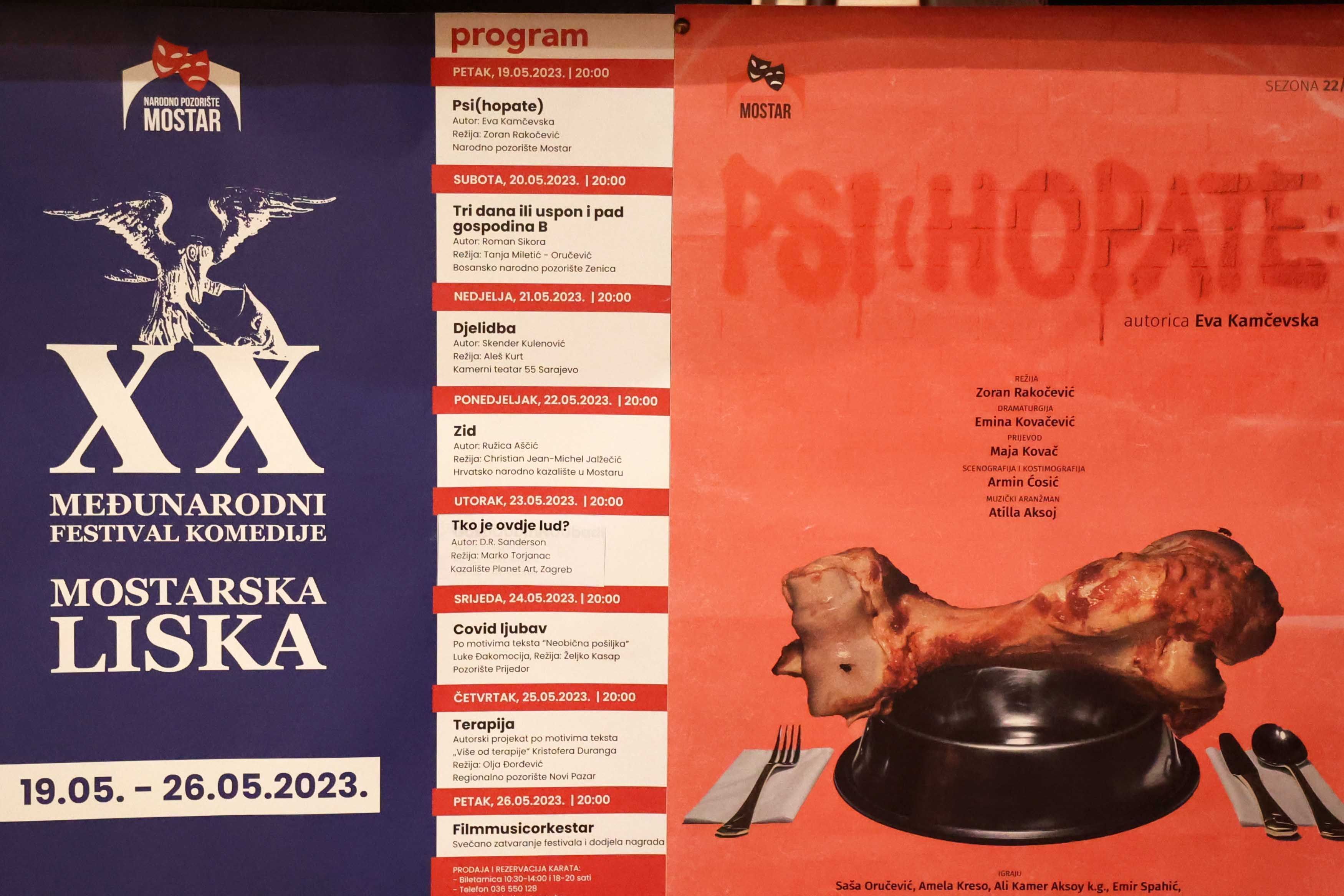 Ovogodišnje izdanje Mostarske liske otvara predstava 'Psi(hopate)