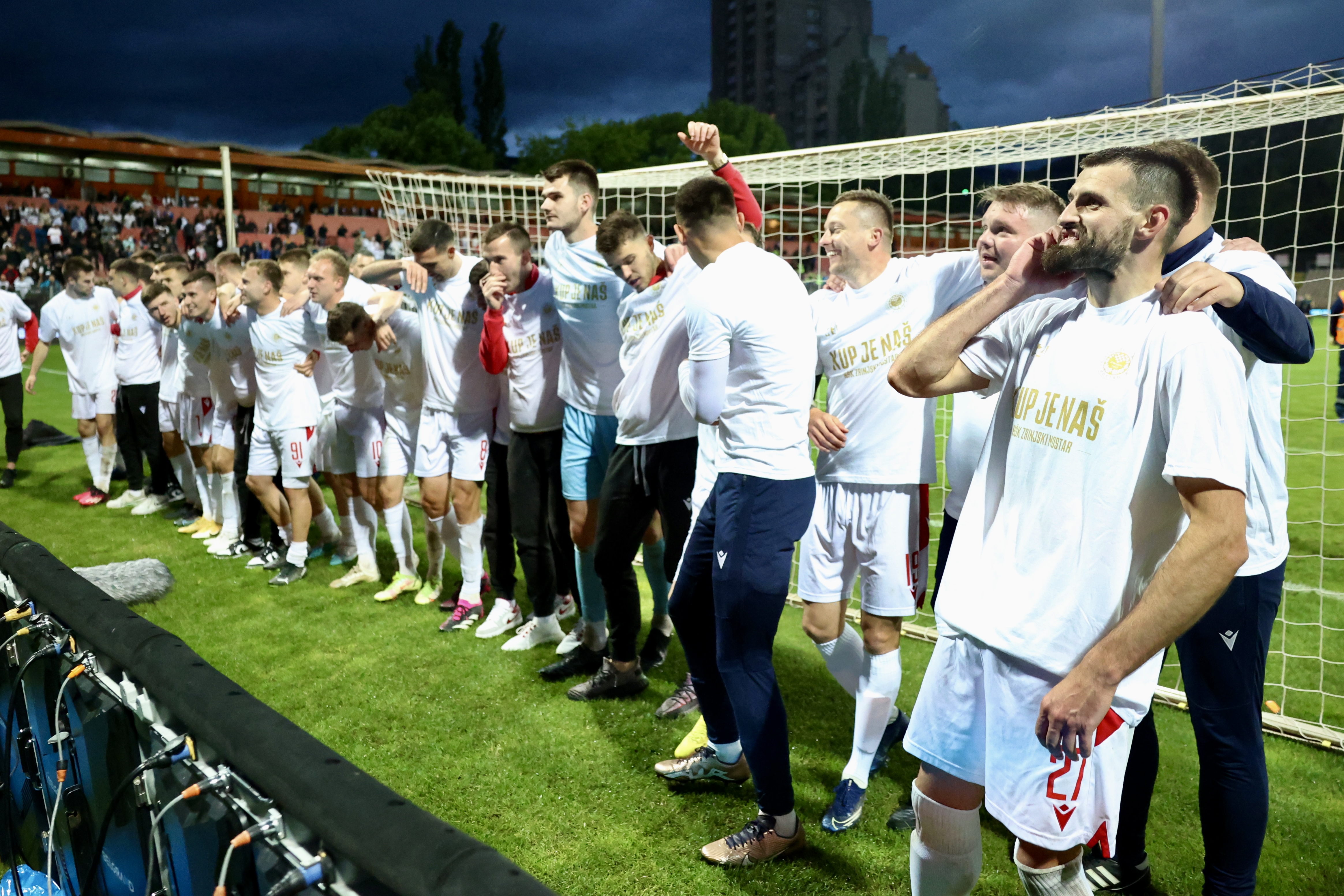 Slavlje Zrinjski nakon osvajanja Kupa BiH 2023 4