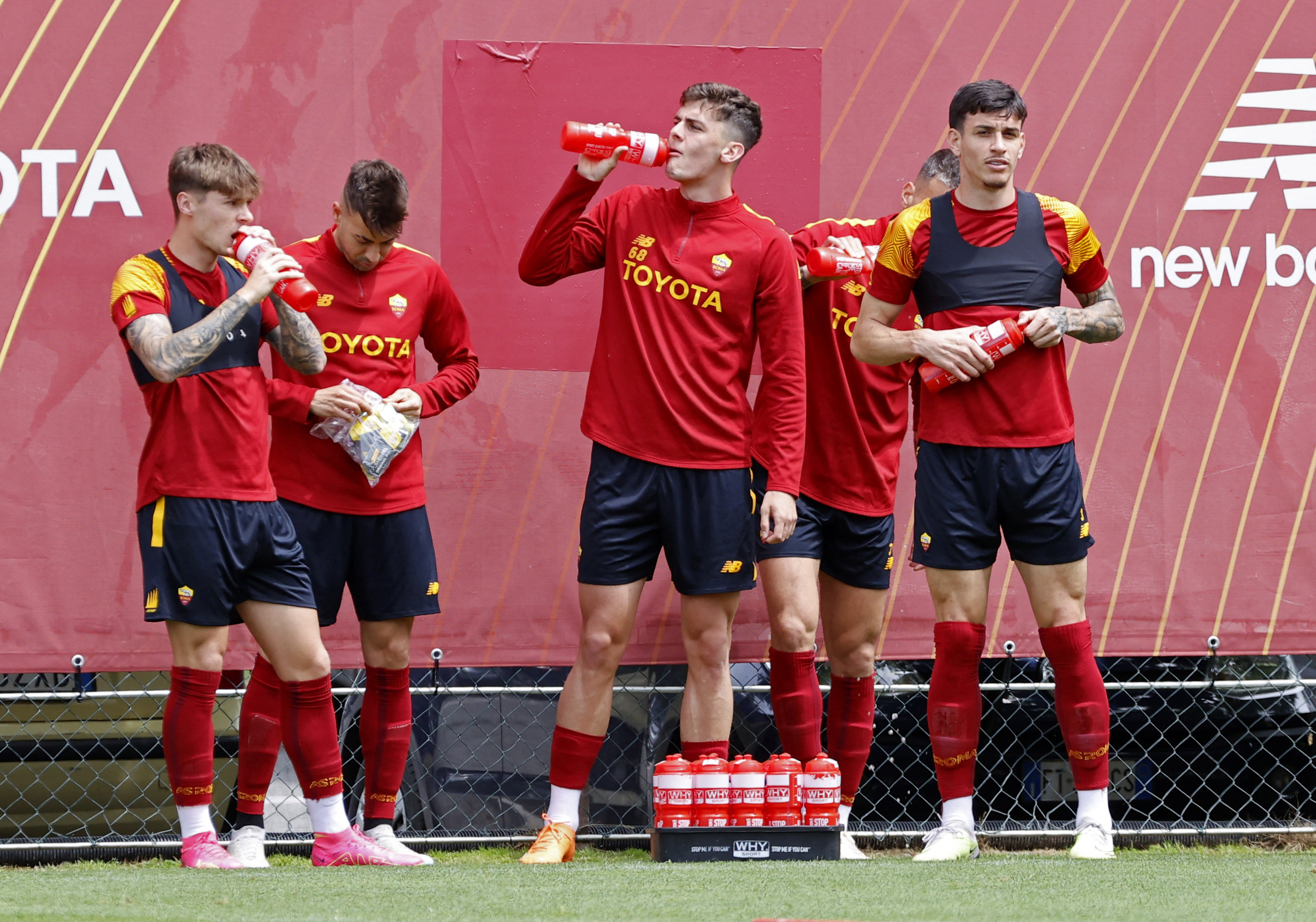 Europa League - AS Roma Training