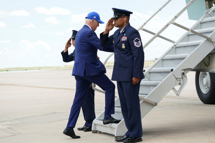 Biden departs Colorado from Peterson Space Force Base