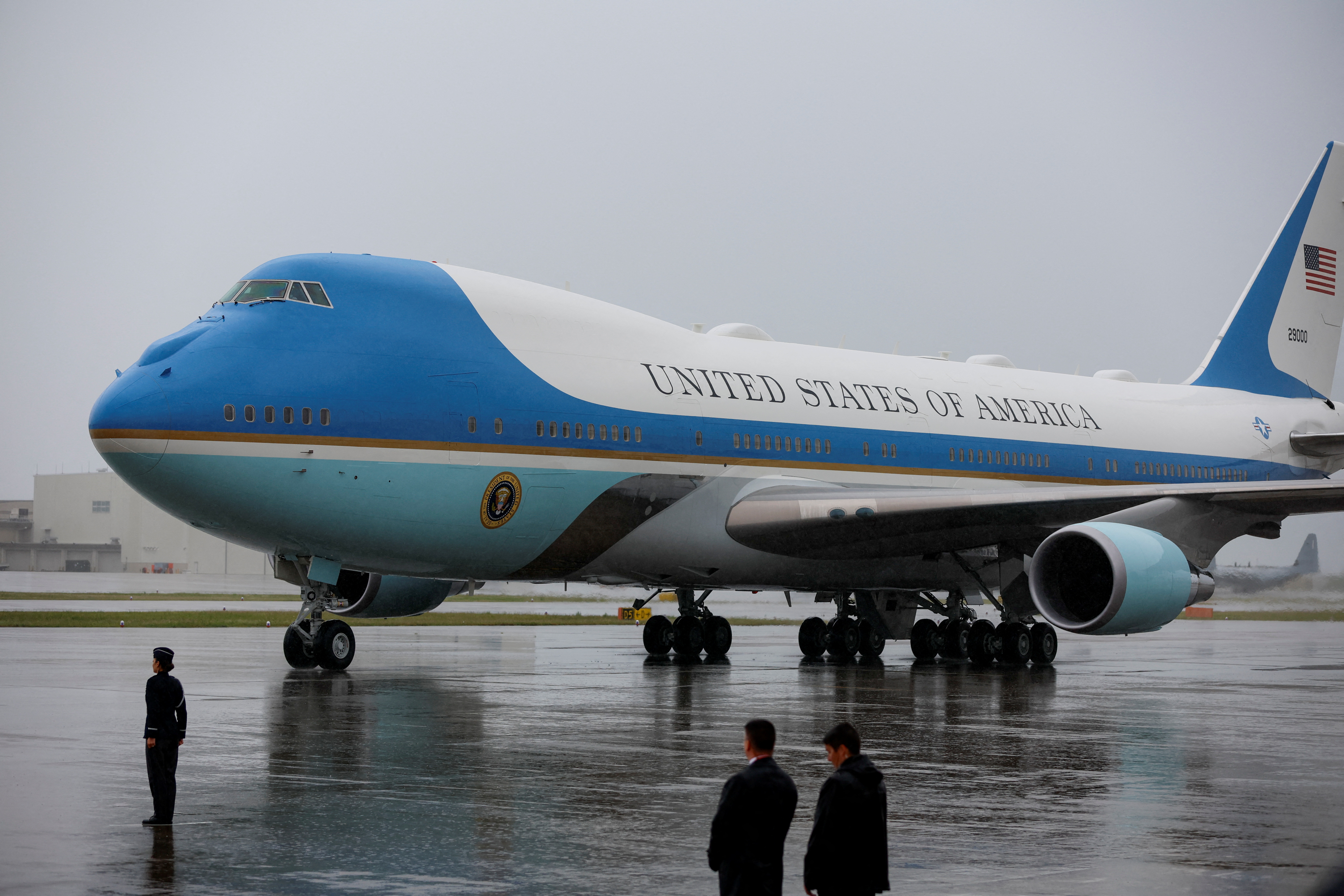 U.S. President Biden arrives in Japan for G7 summit