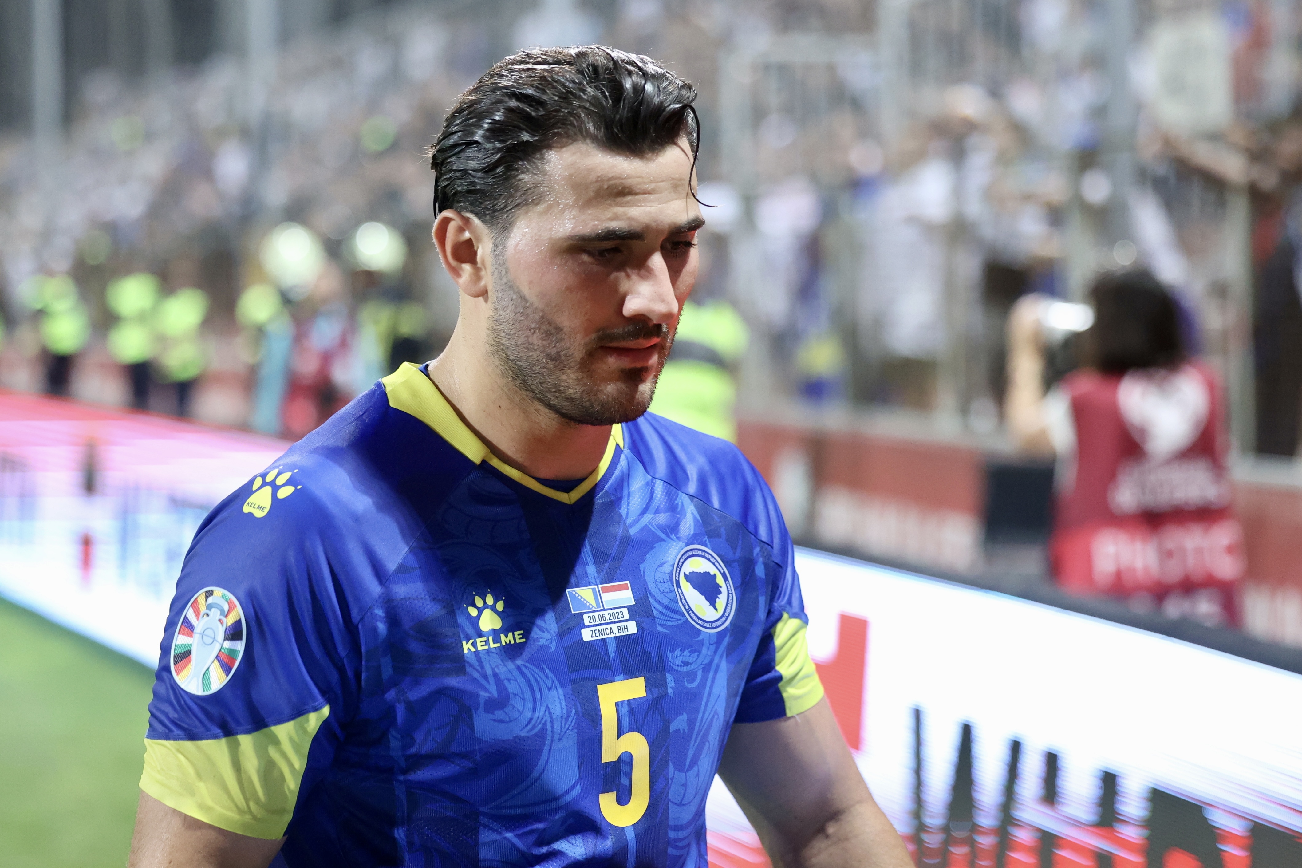 kolasinac Bosnia and Herzegovina vs Luksemburg Bosna i Hercegovina