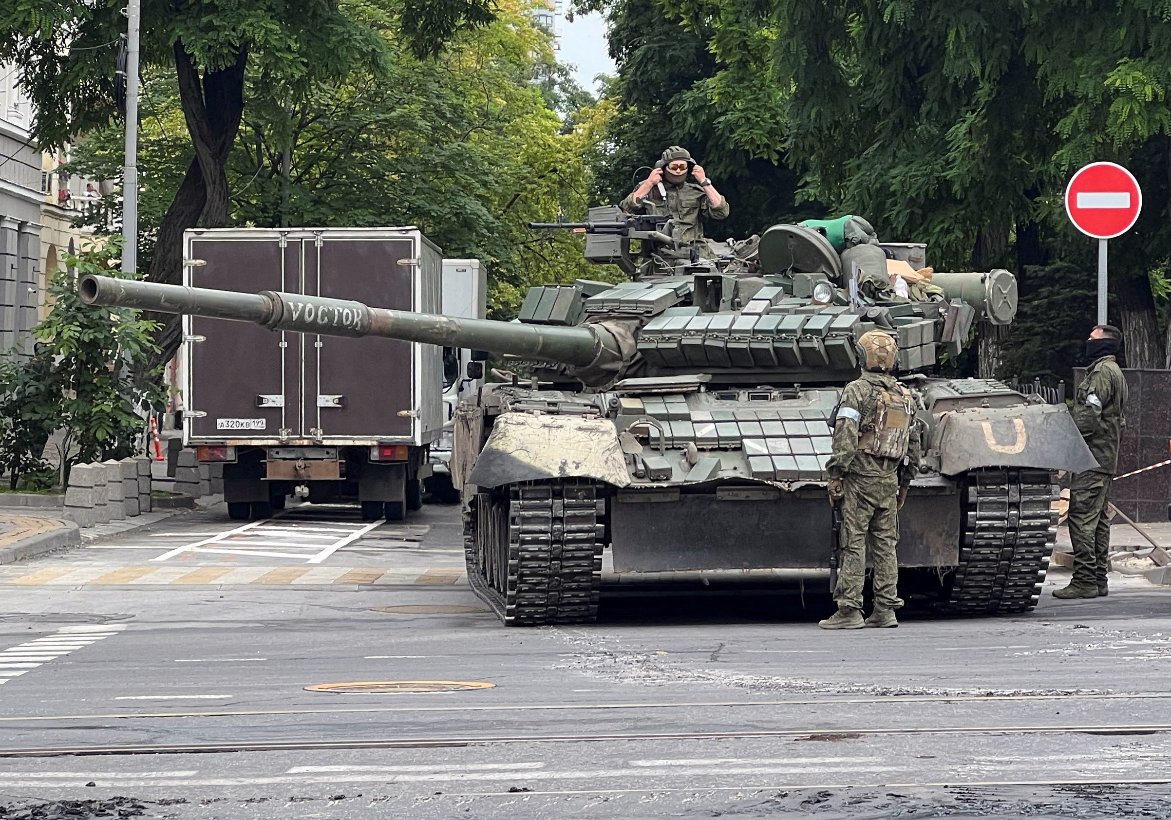 Wagner fighters deployed in Rostov-on-Don