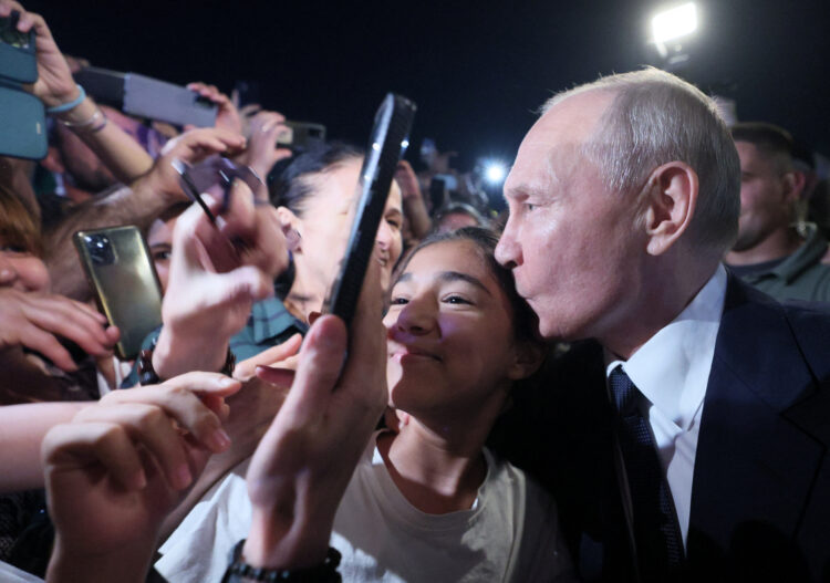 Russian President Putin visits Dagestan