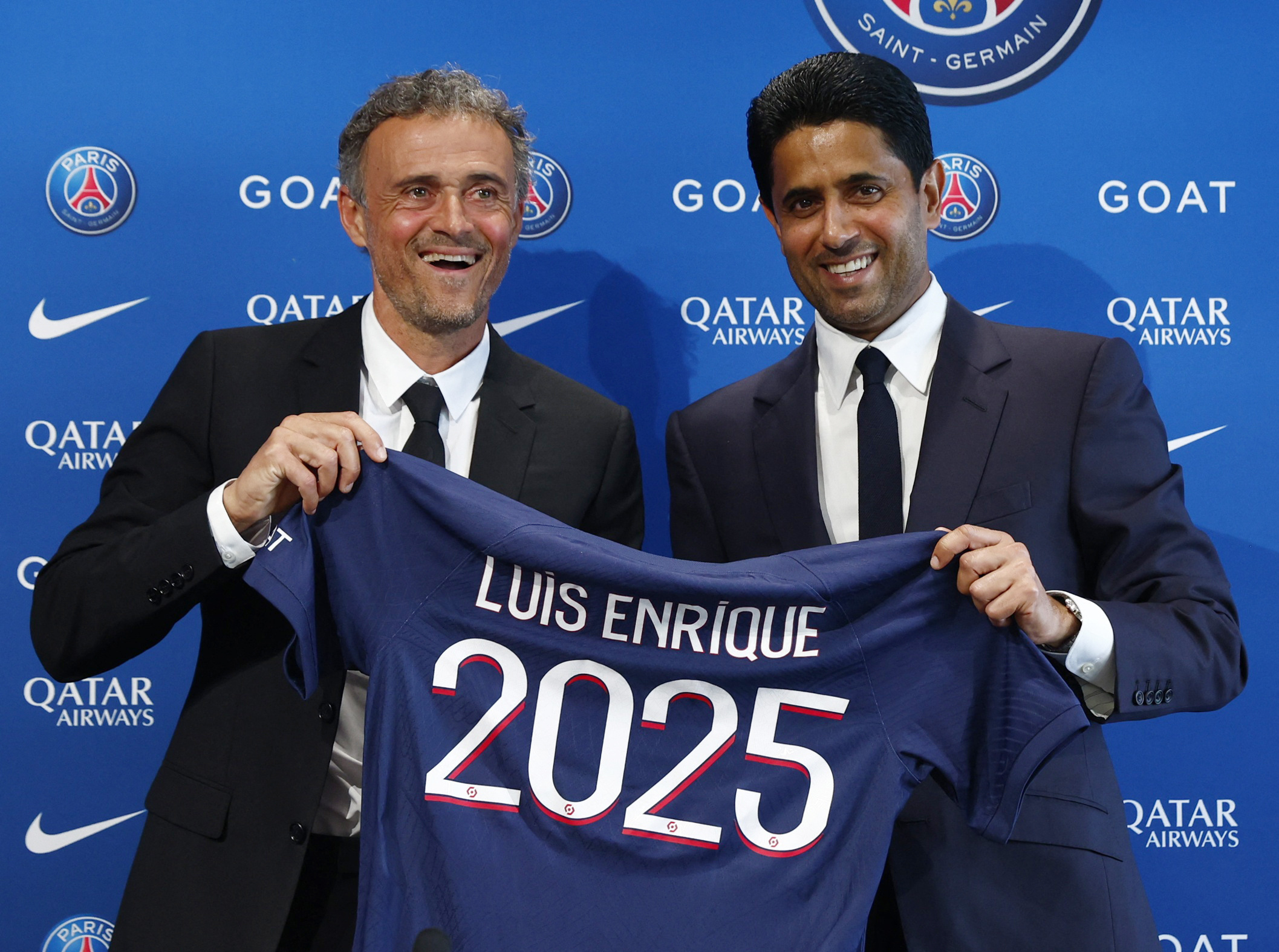Paris St Germain unveil new coach Luis Enrique