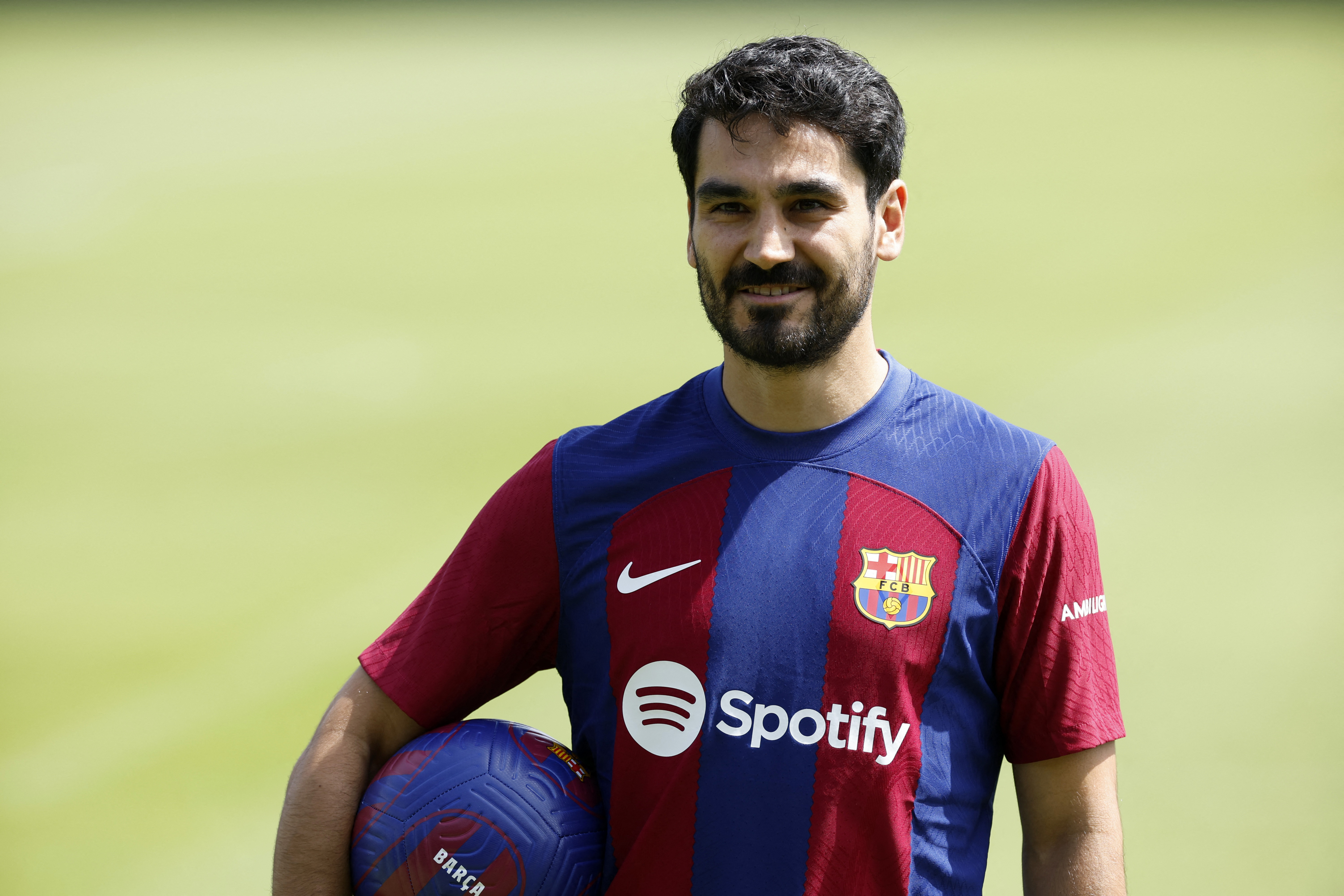 FC Barcelona unveil Ilkay Gundogan
