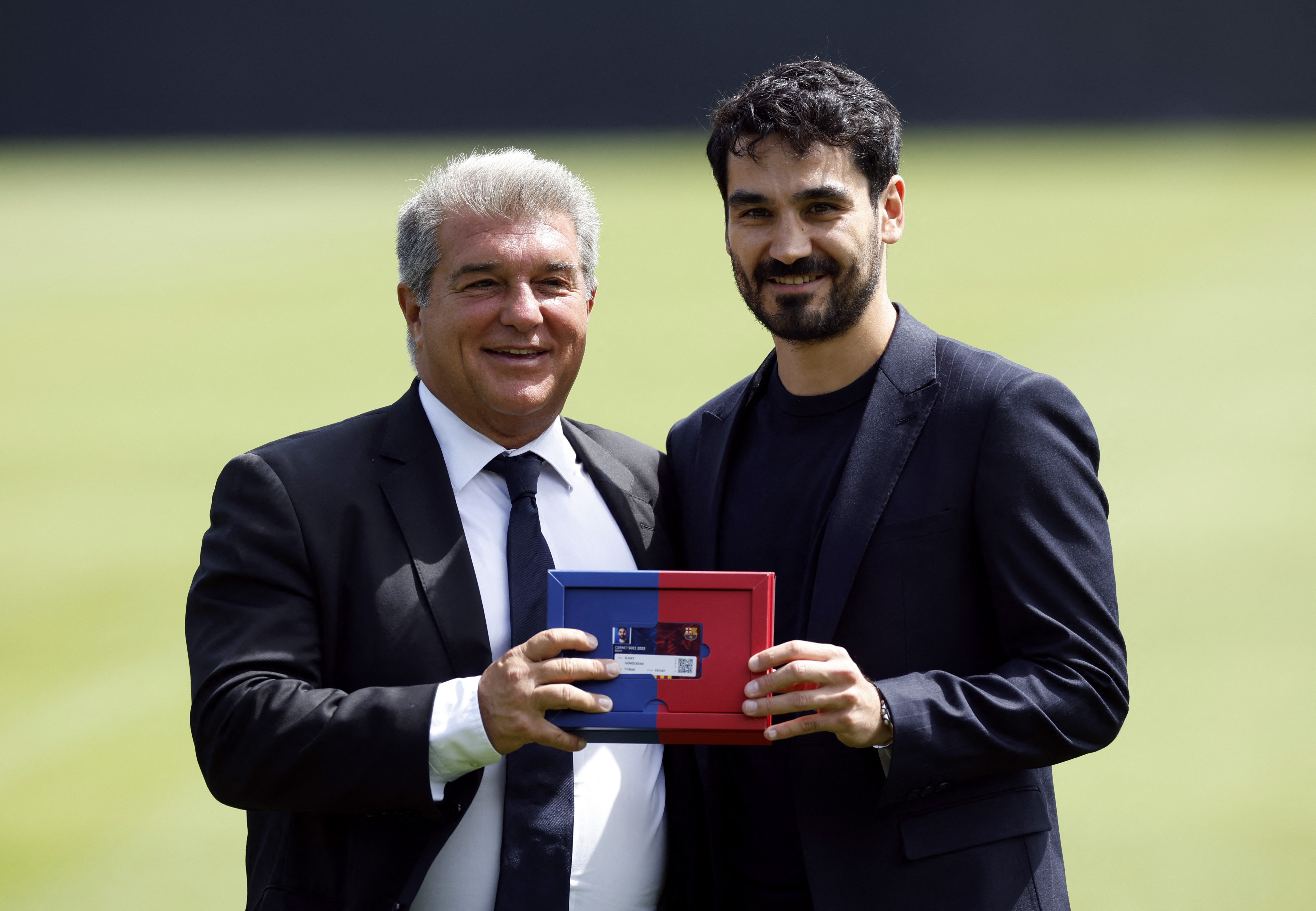 FC Barcelona unveil Ilkay Gundogan