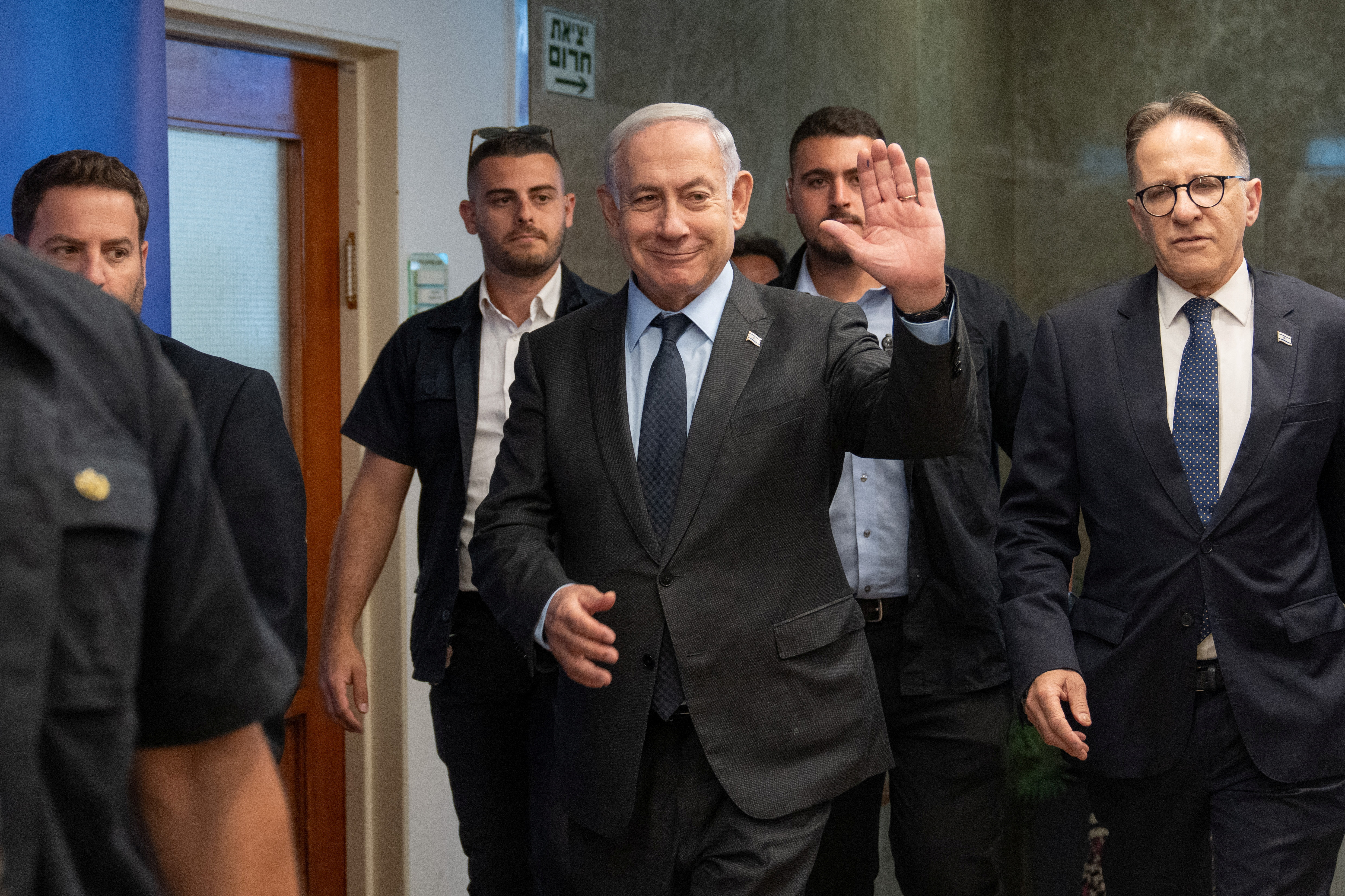 Israeli cabinet's weekly meeting in Jerusalem