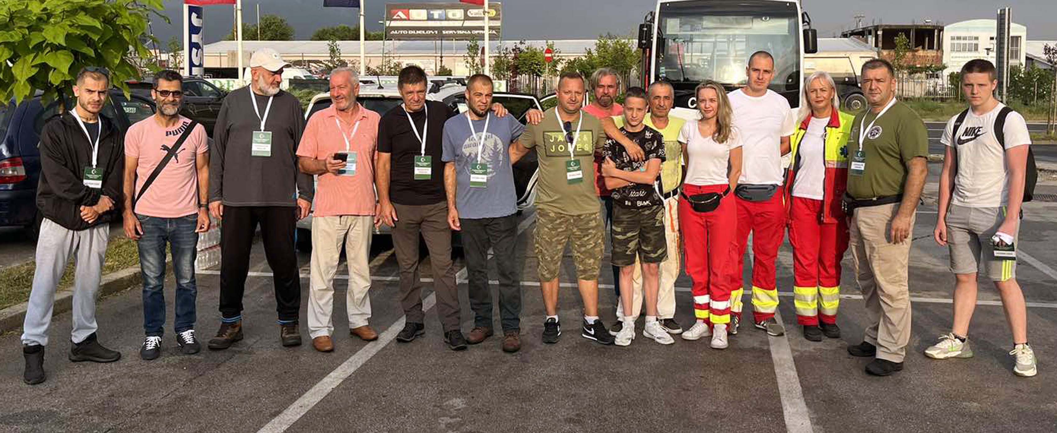 Dio učesnika Hoda slobode na okupljanju u Sarajevu