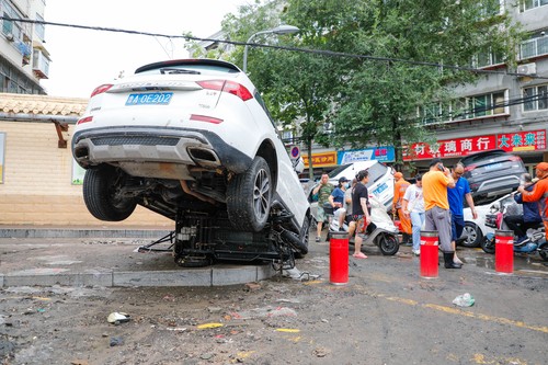 Rainstorm Hit Jinan, China - 29 Jul 2023