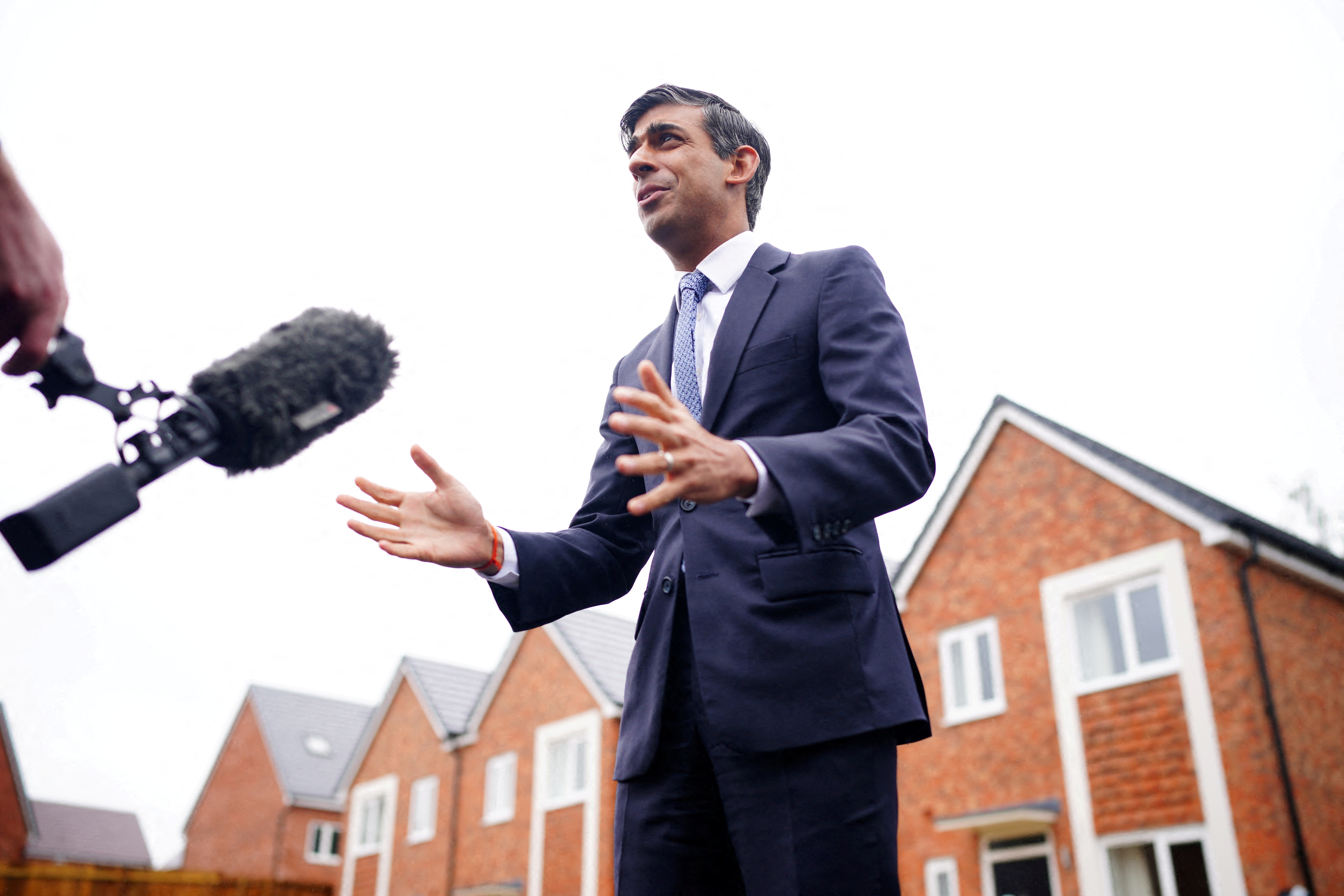 British Prime Minister Rishi Sunak visits West Midlands