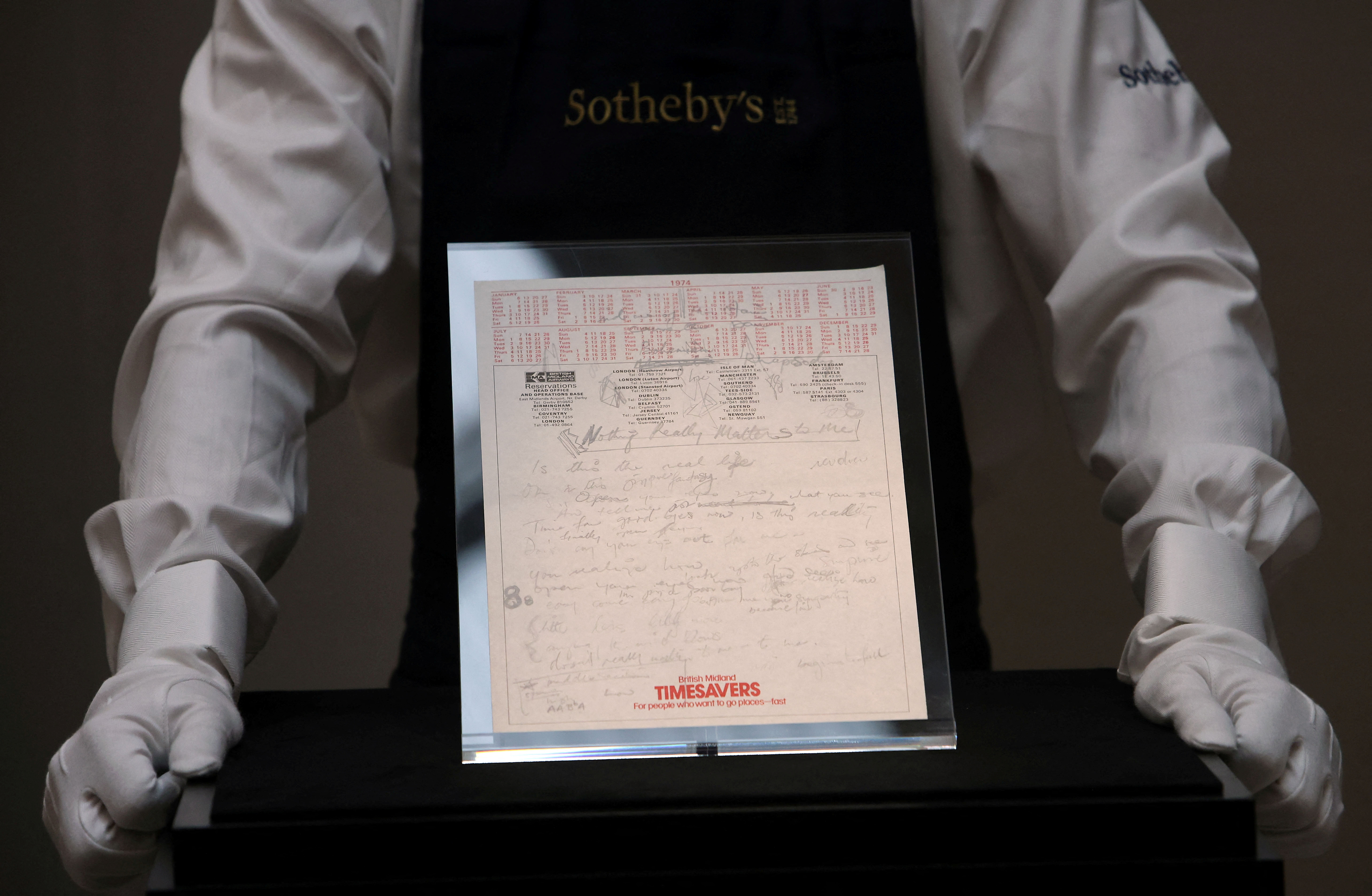 Freddie Mercury's private collection unveiled at Sotheby's in London