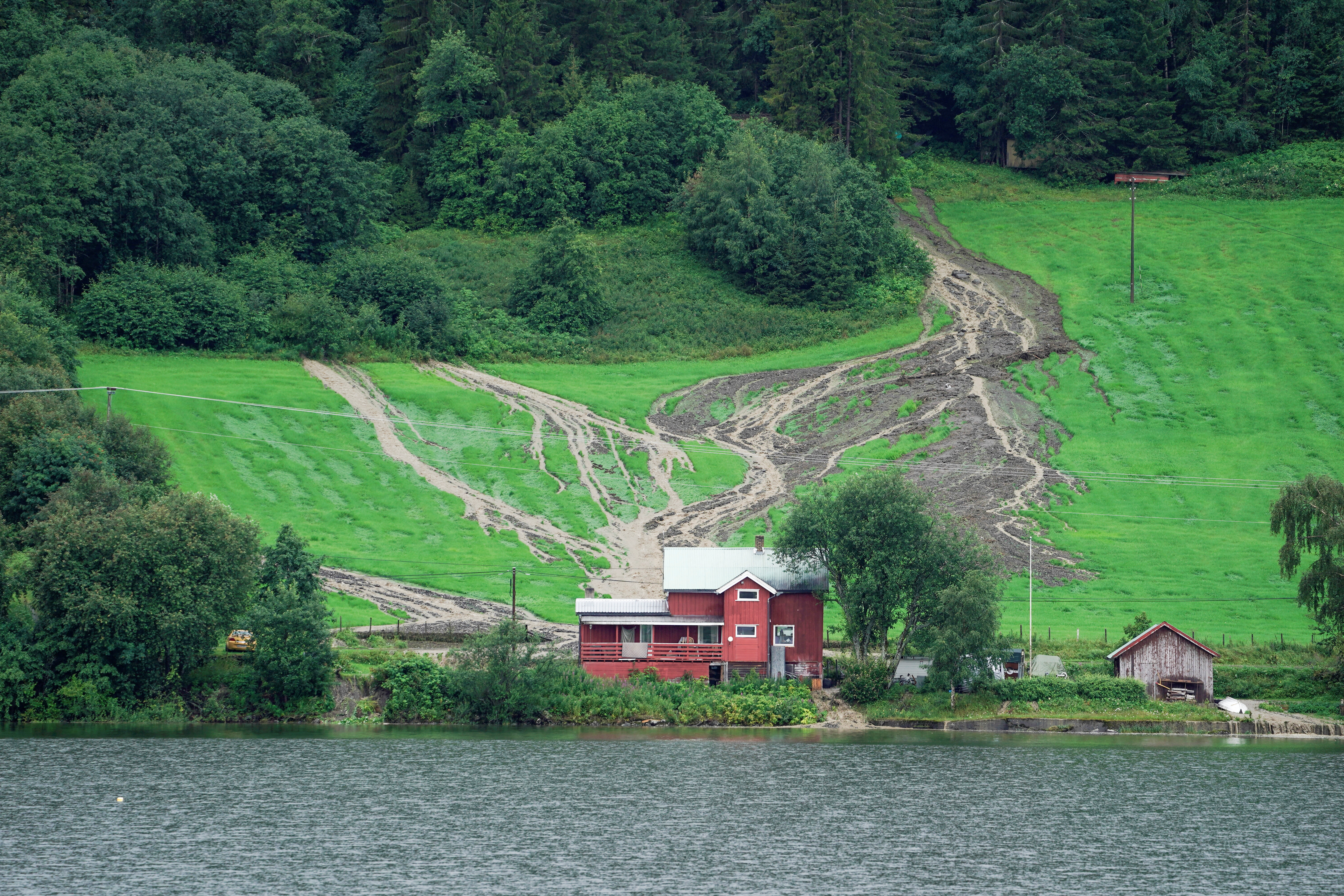 Flooding as Norway hit by torrential rain