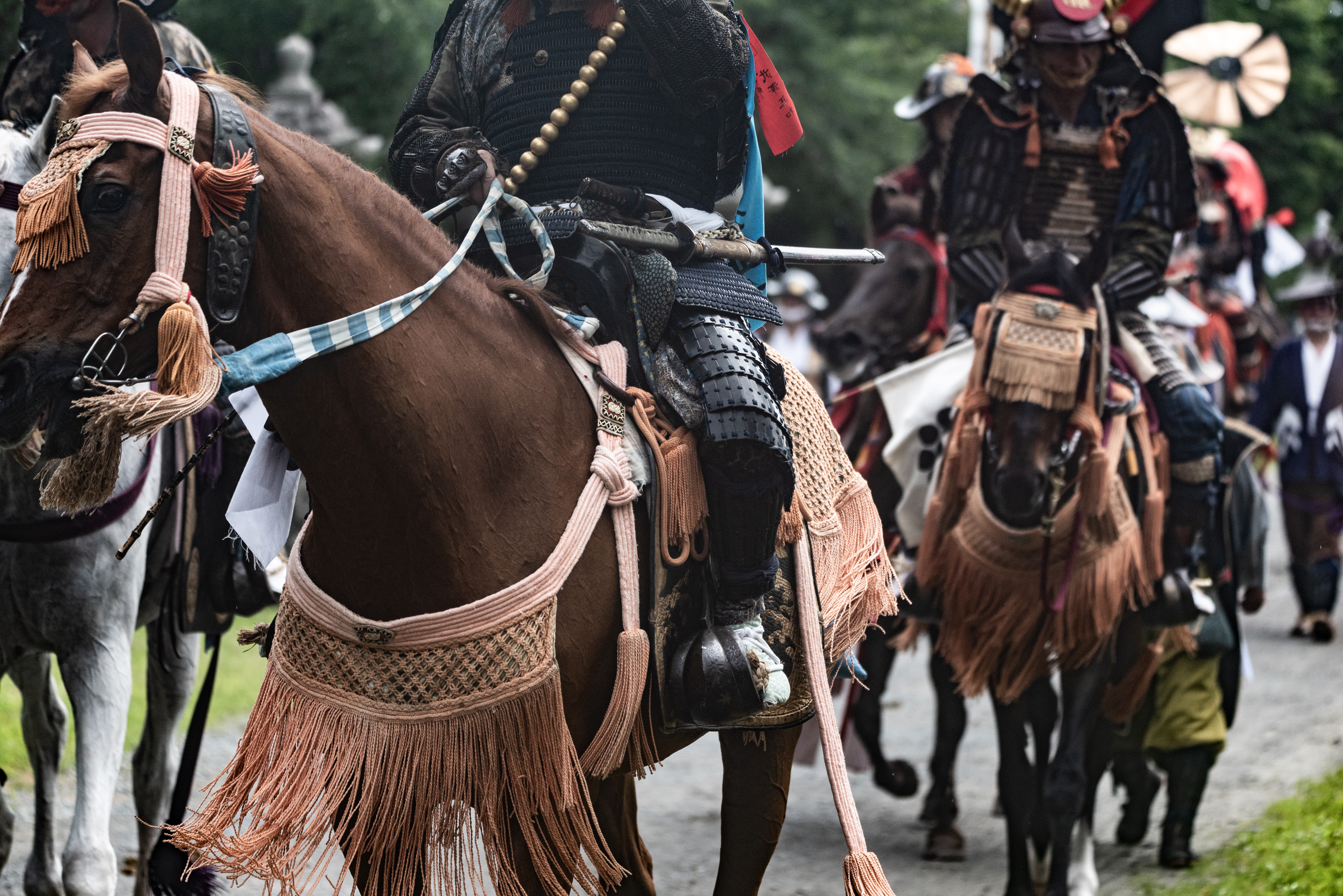 Fully,Equipped,Samurai,On,The,Horse(soma,Samurai,Festival)