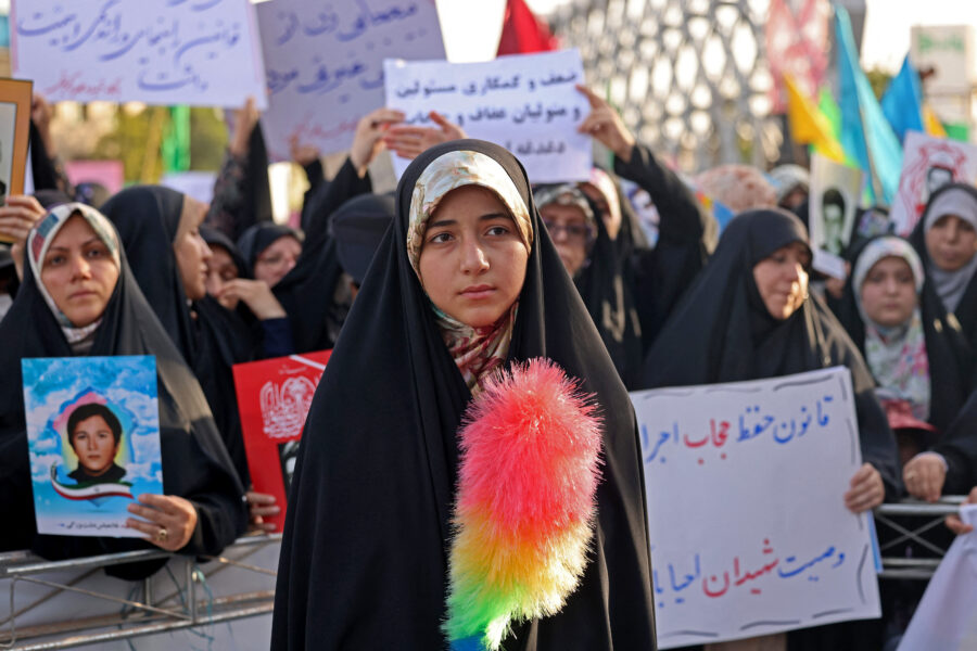 IRAN-POLITICS-WOMEN-RIGHTS-DEMO