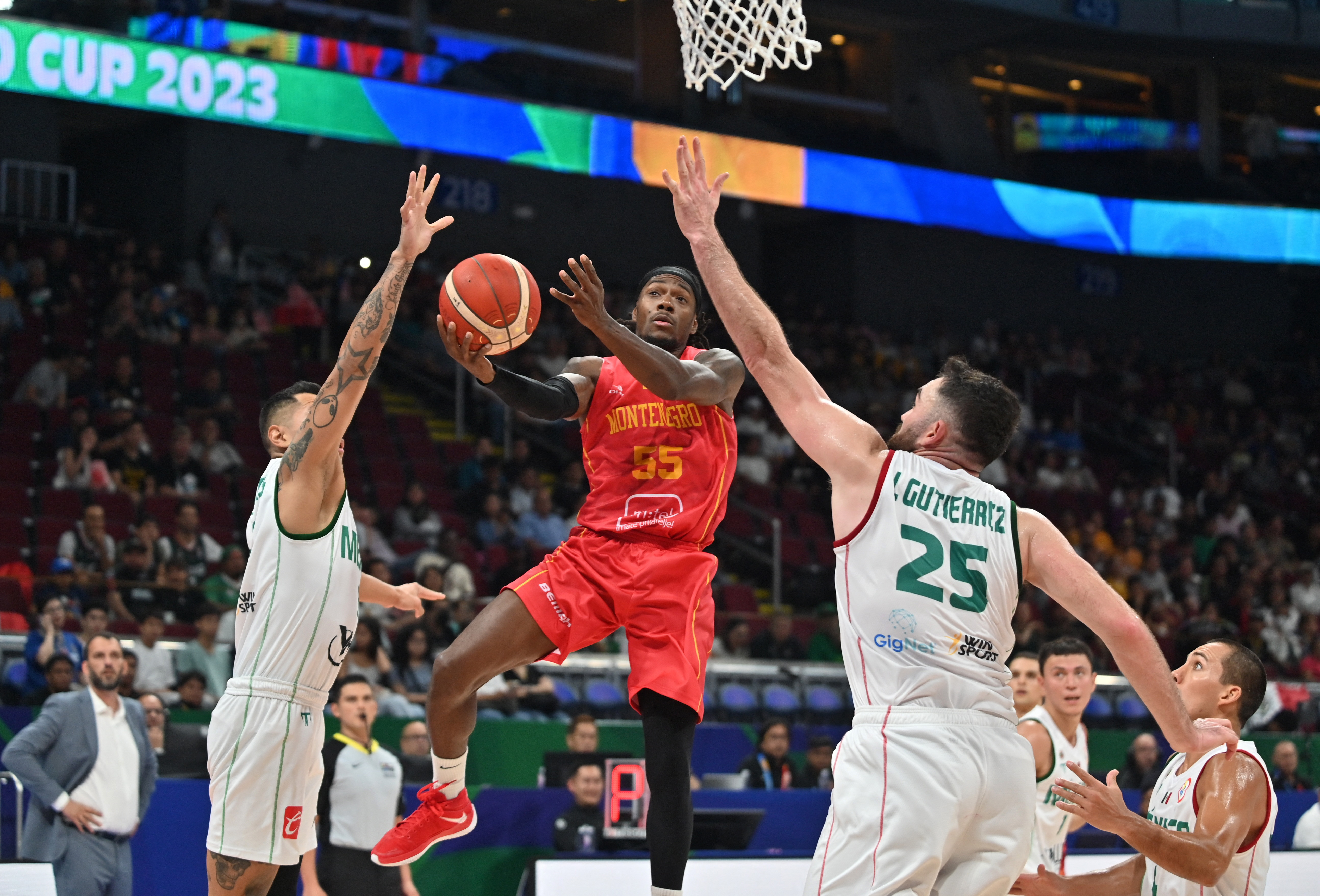 FIBA World Cup 2023 - First Round - Group D - Mexico v Montenegro