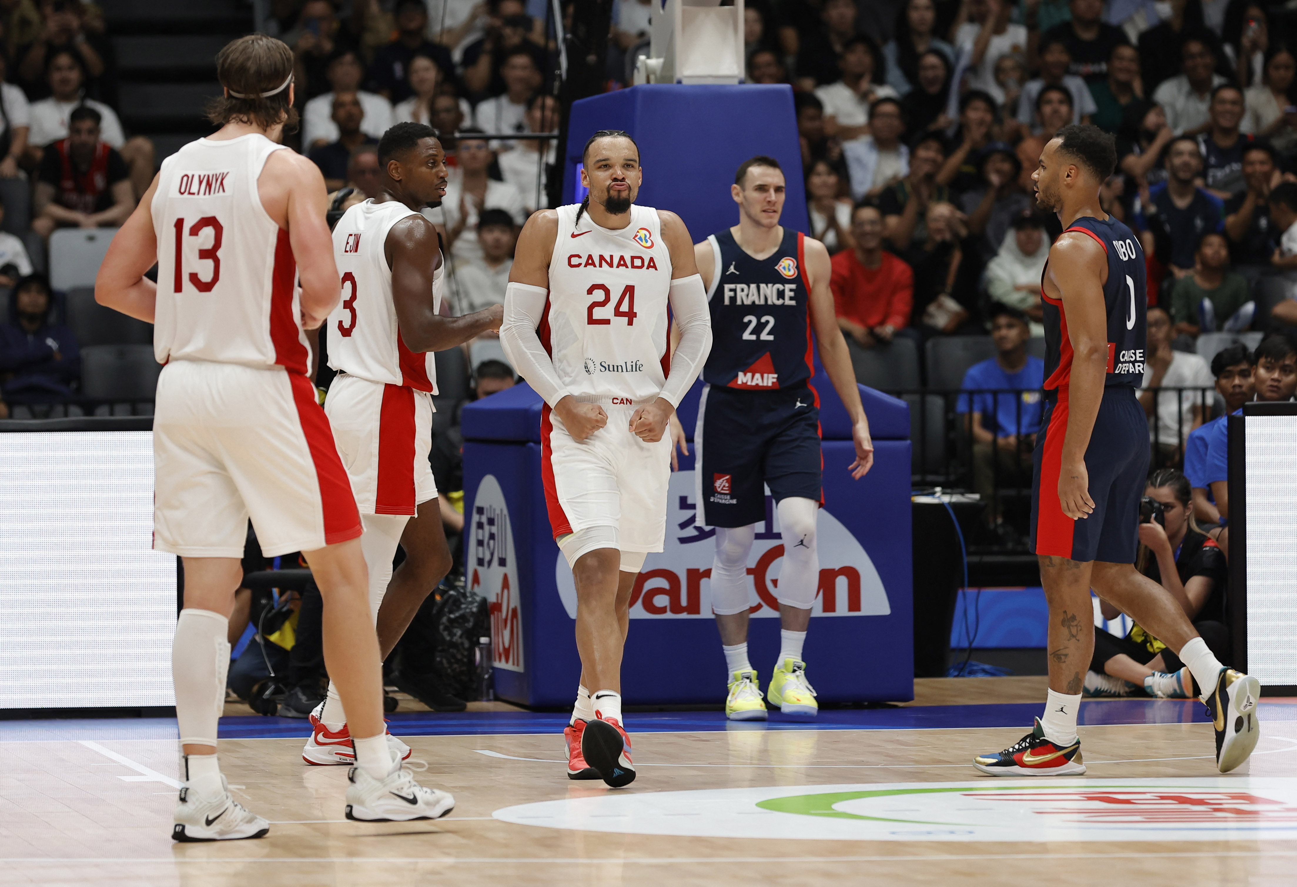 FIBA World Cup 2023 - First Round - Group H - Canada v France