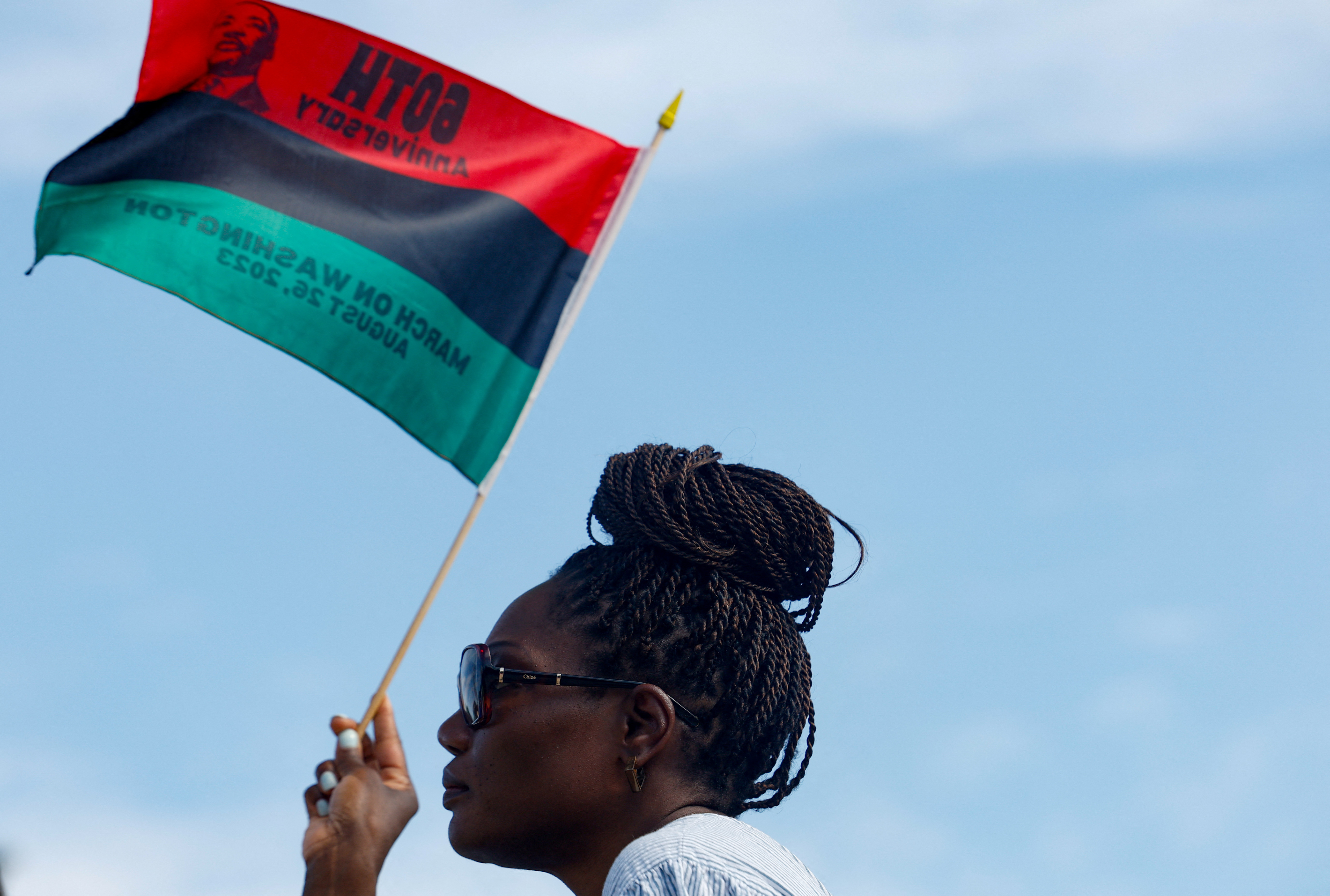 60th anniversary of the March On Washington and Martin Luther King Jr's historic "I Have a Dream" speech at the Lincoln Memorial in Washington D.C