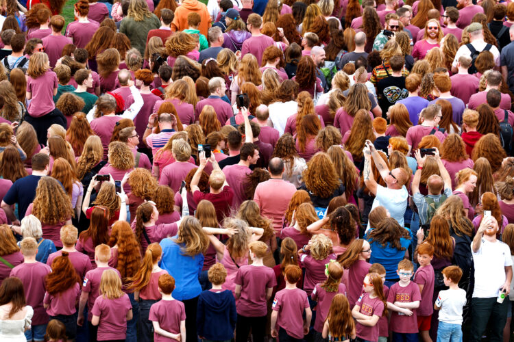 Hundreds of redheads from around the world take part in annual festival in Netherlands