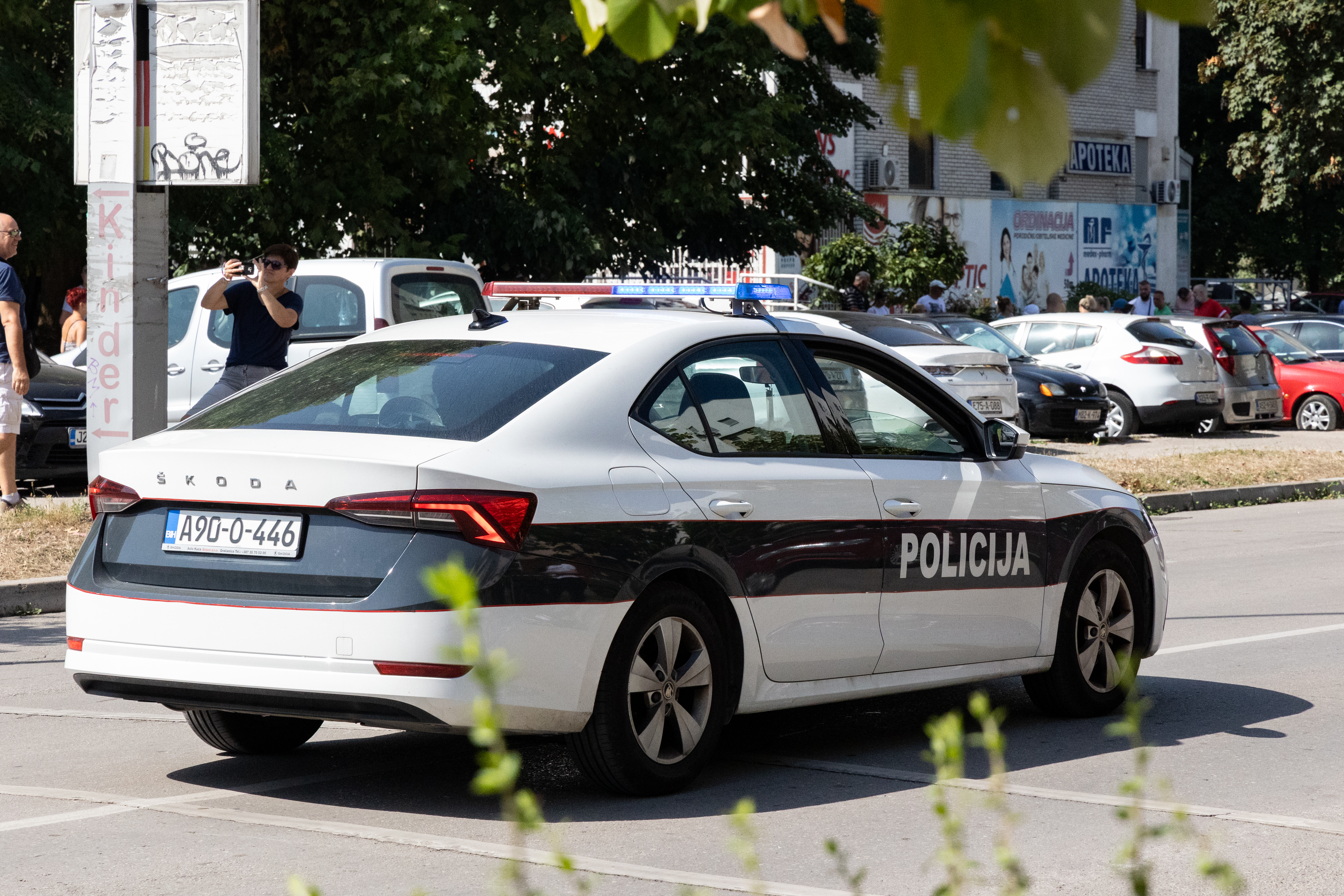 Policija Tuzla, policijsko auto Tuzla, MUP TK, MUP Tuzla, policija tuzla,