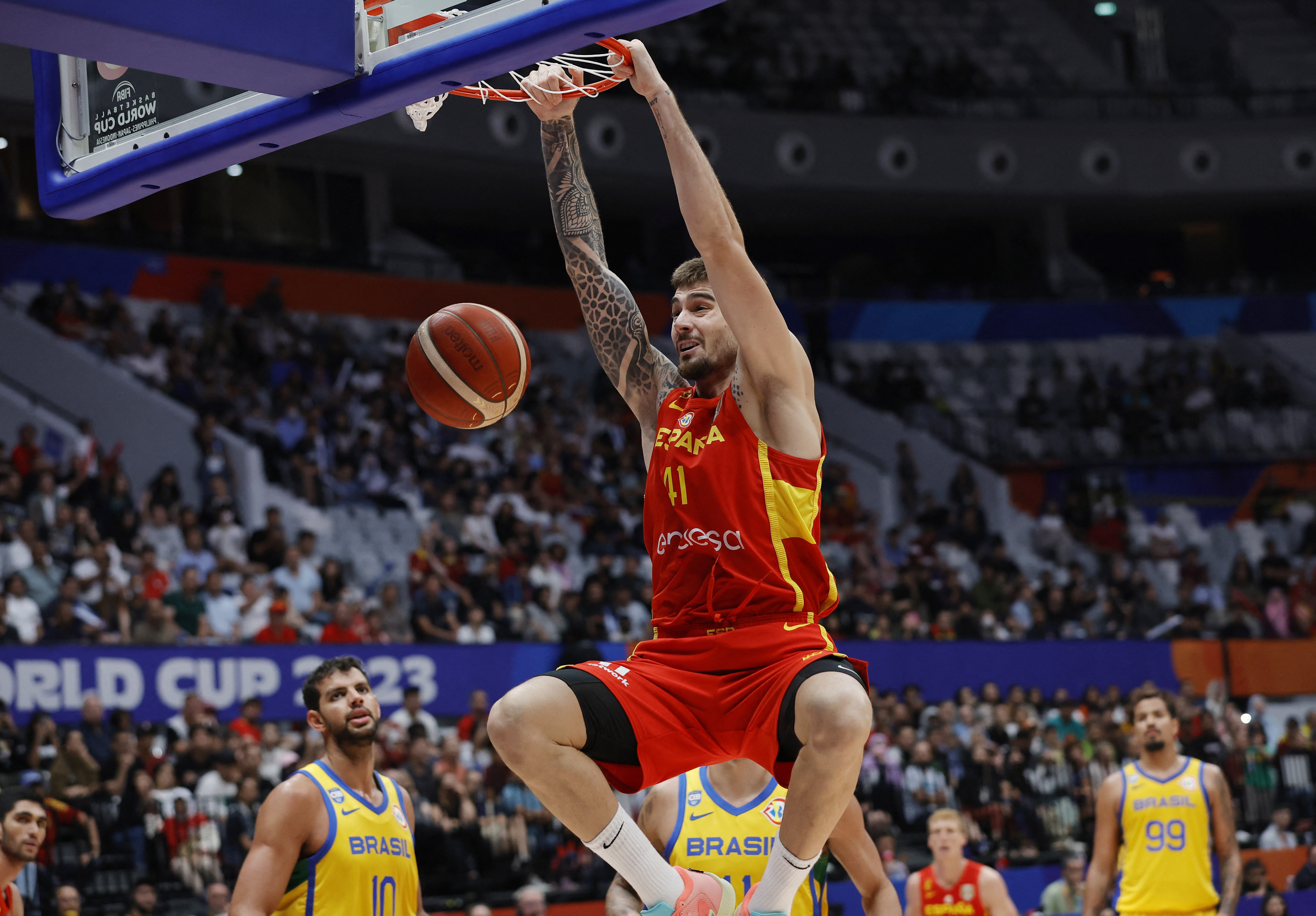 FIBA World Cup 2023 - First Round - Group G - Brazil v Spain
